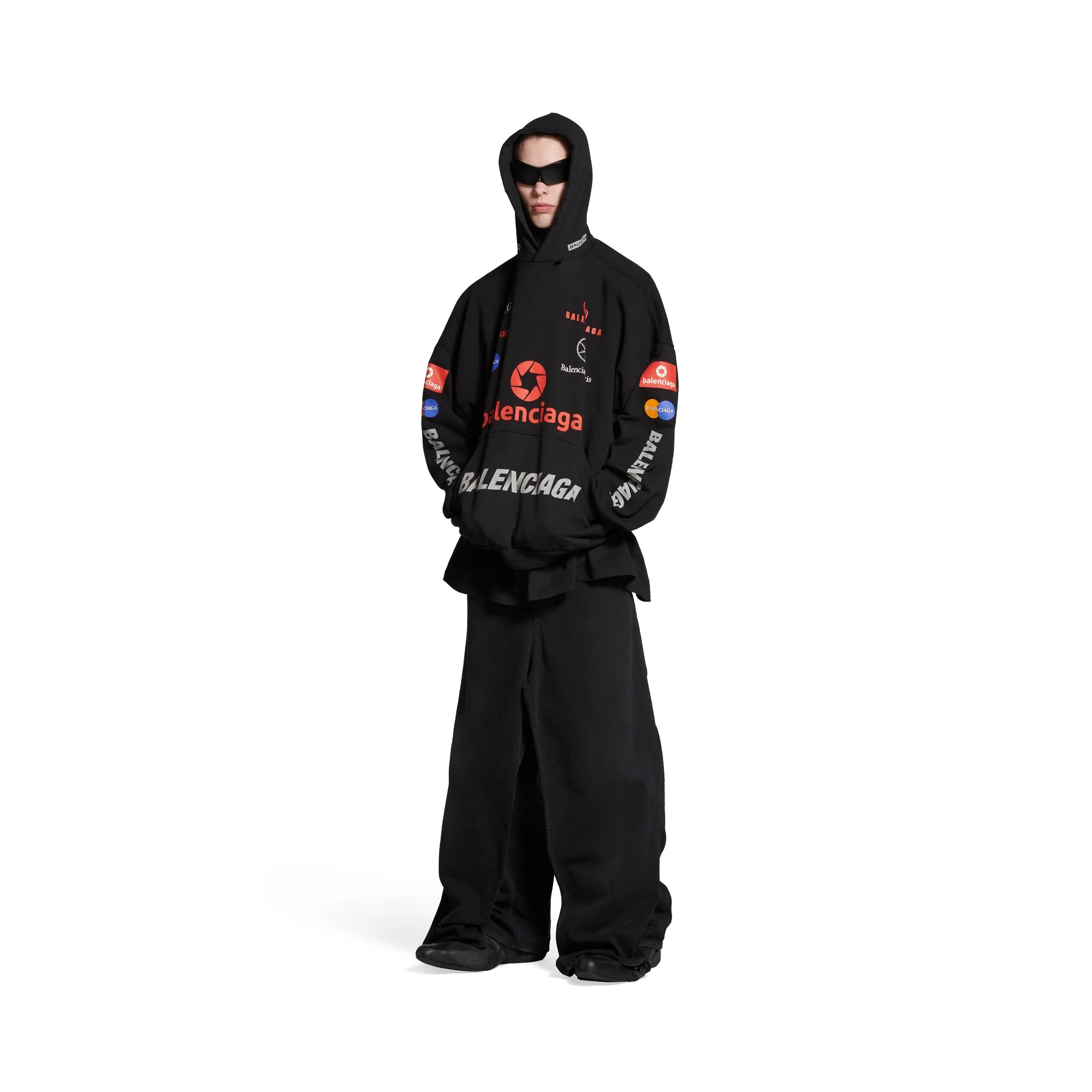 Top League Round Hoodie - Black - Image 3