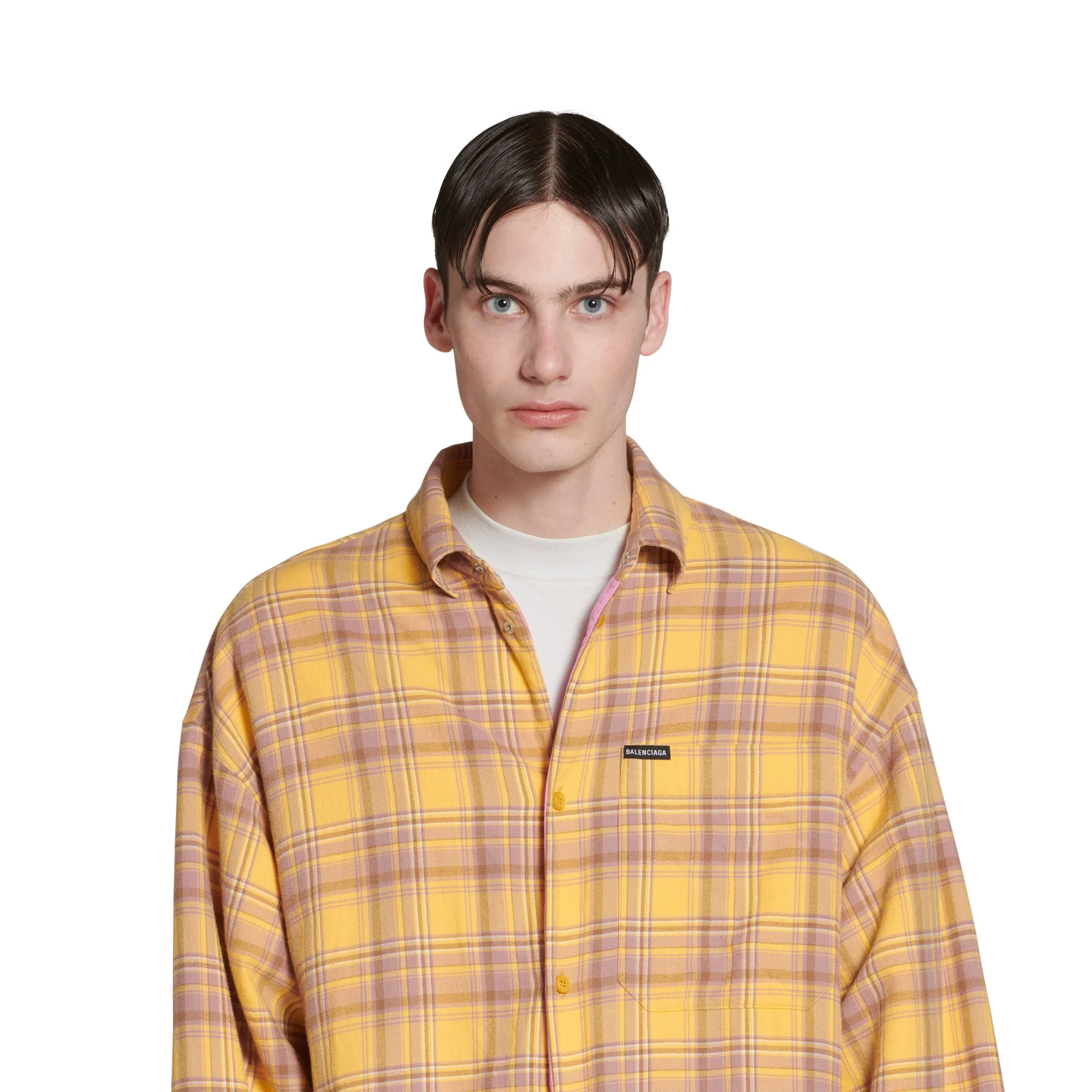 Lined Shirt - Bleached Yellow - Image 3