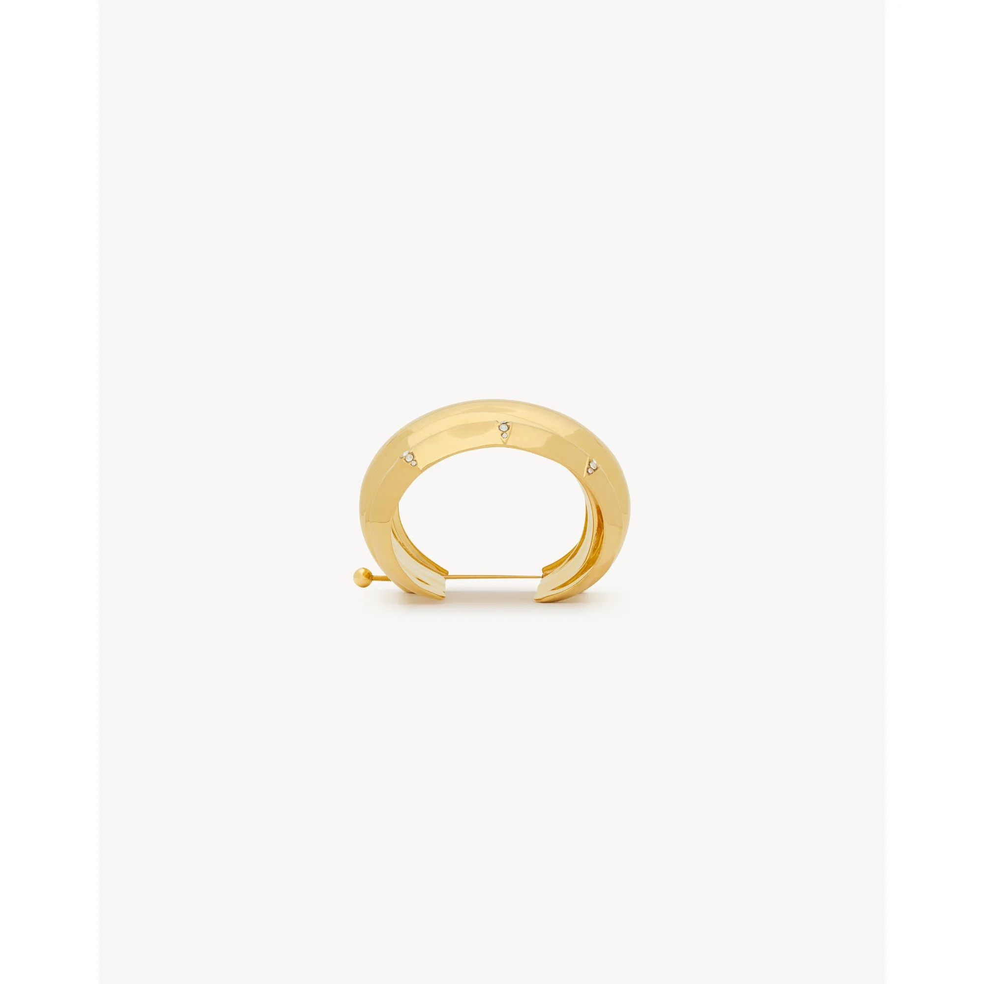 Anneau Depaule Bloc Organic - Dore/Crystal - Image 2