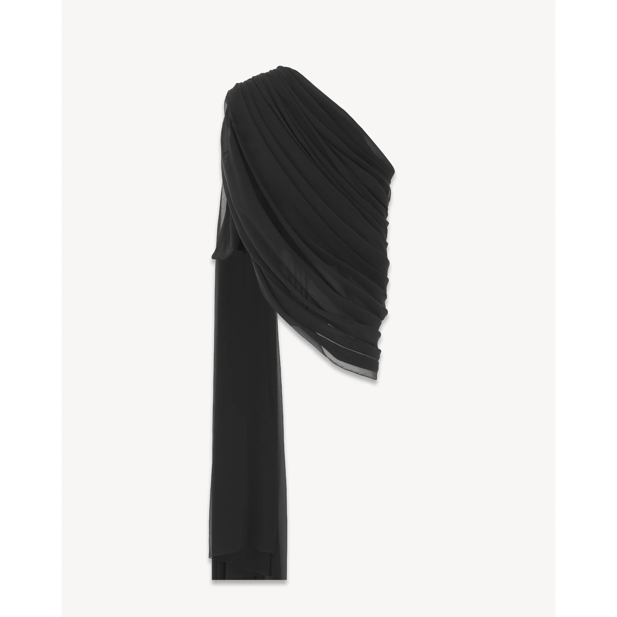 Top Mousseline Crepe Organic - Noir - Image 3