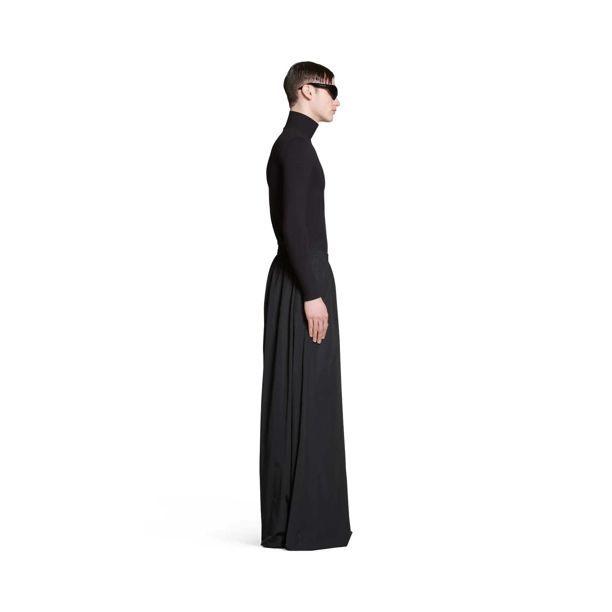 Double Front Tracksuit Pants - Black - Image 5