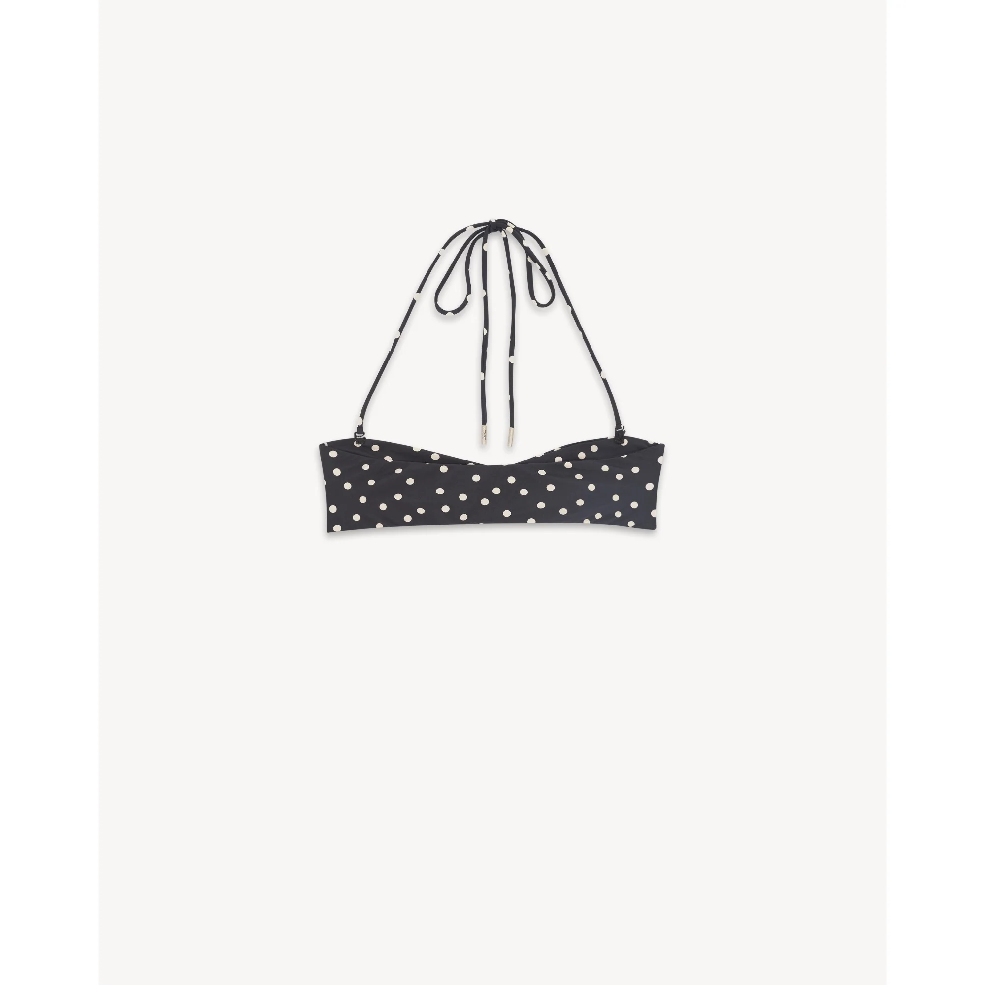 Brassiere Jersey Pois Disperse - Craie Noir - Image 2