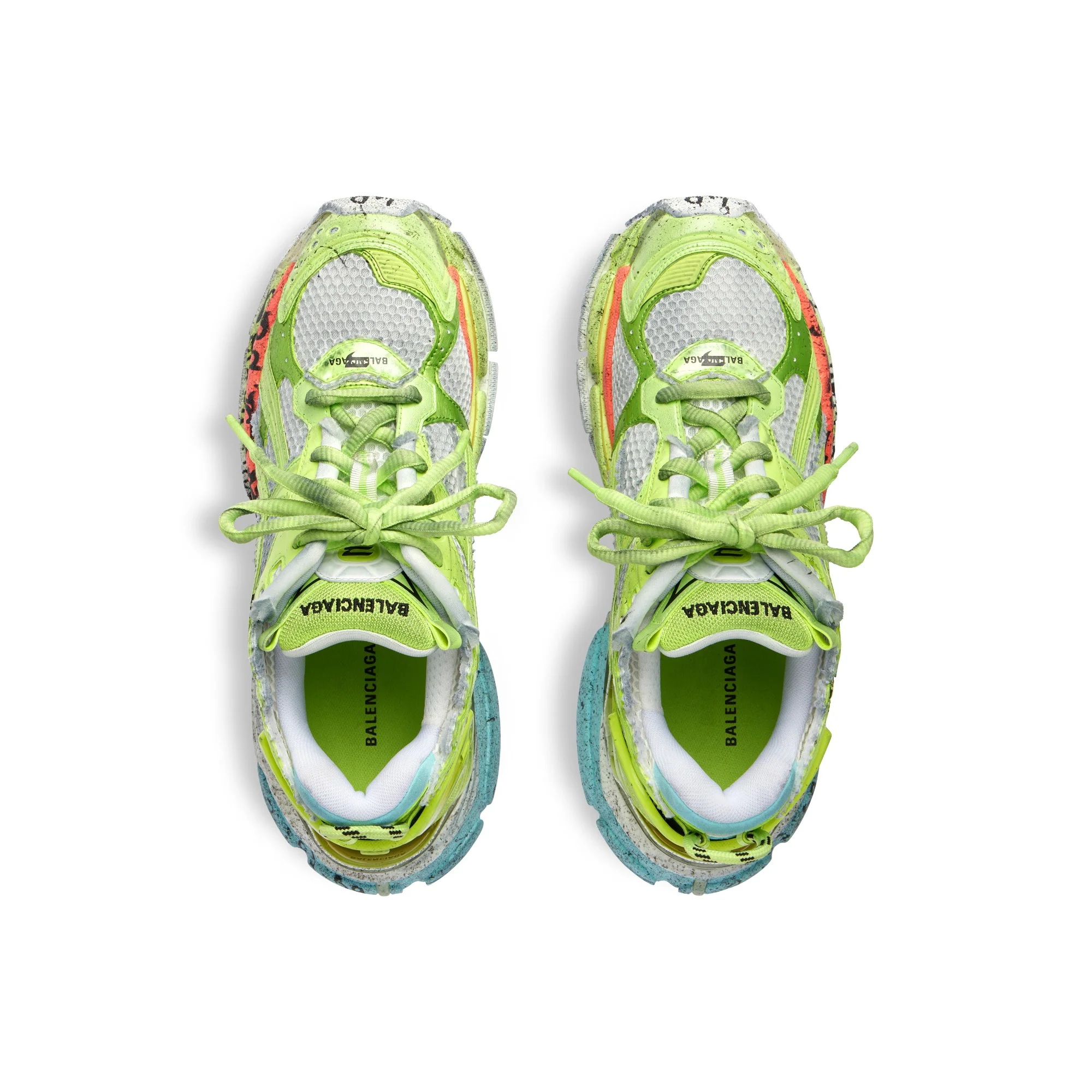 Runner Marathon/W - Whit/Fl Yell/Red/Blu - Image 3