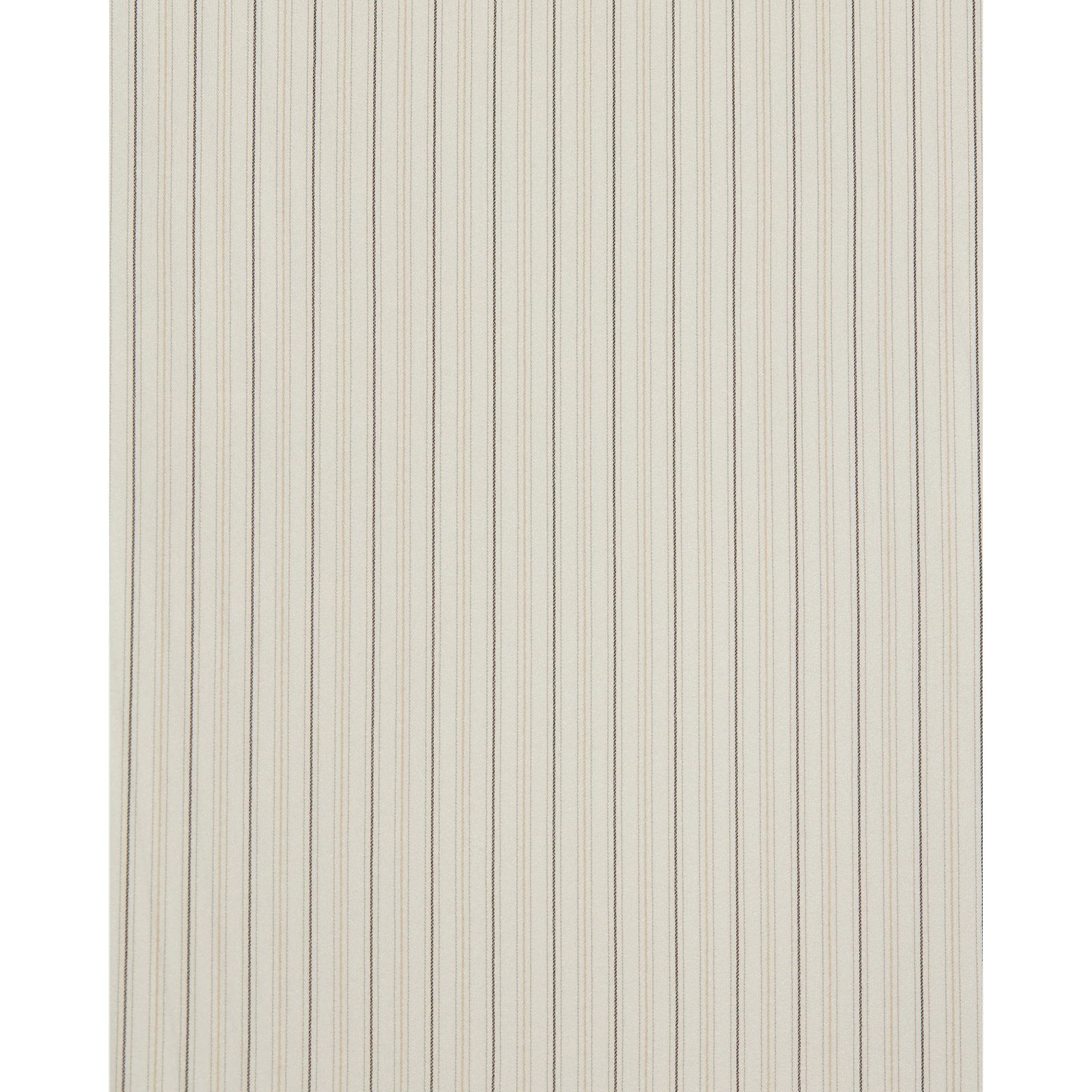 Chemise Col Universite Satin - Beige Gris Noir - Image 4