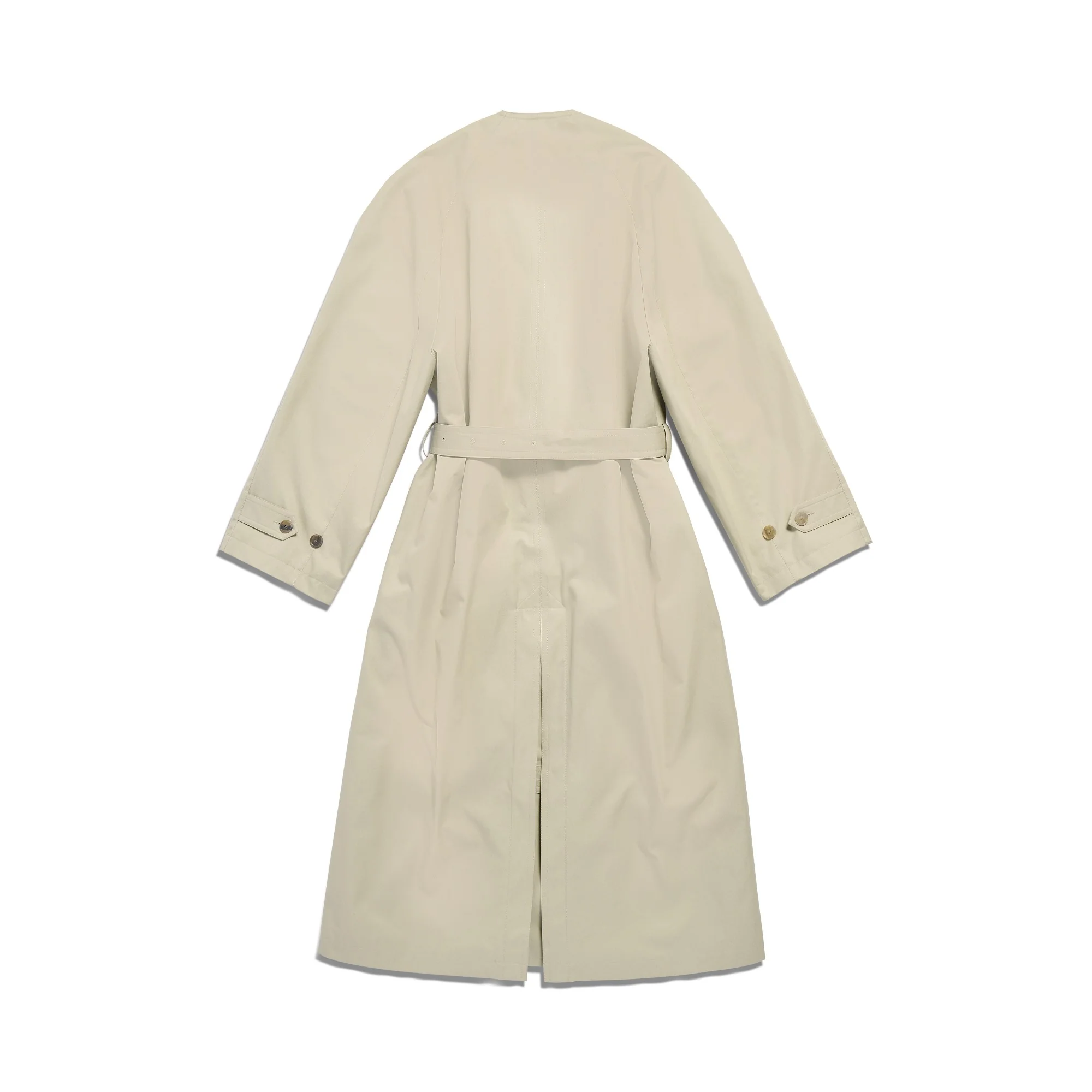 Trench Lining Coat - Military Beige - Image 2