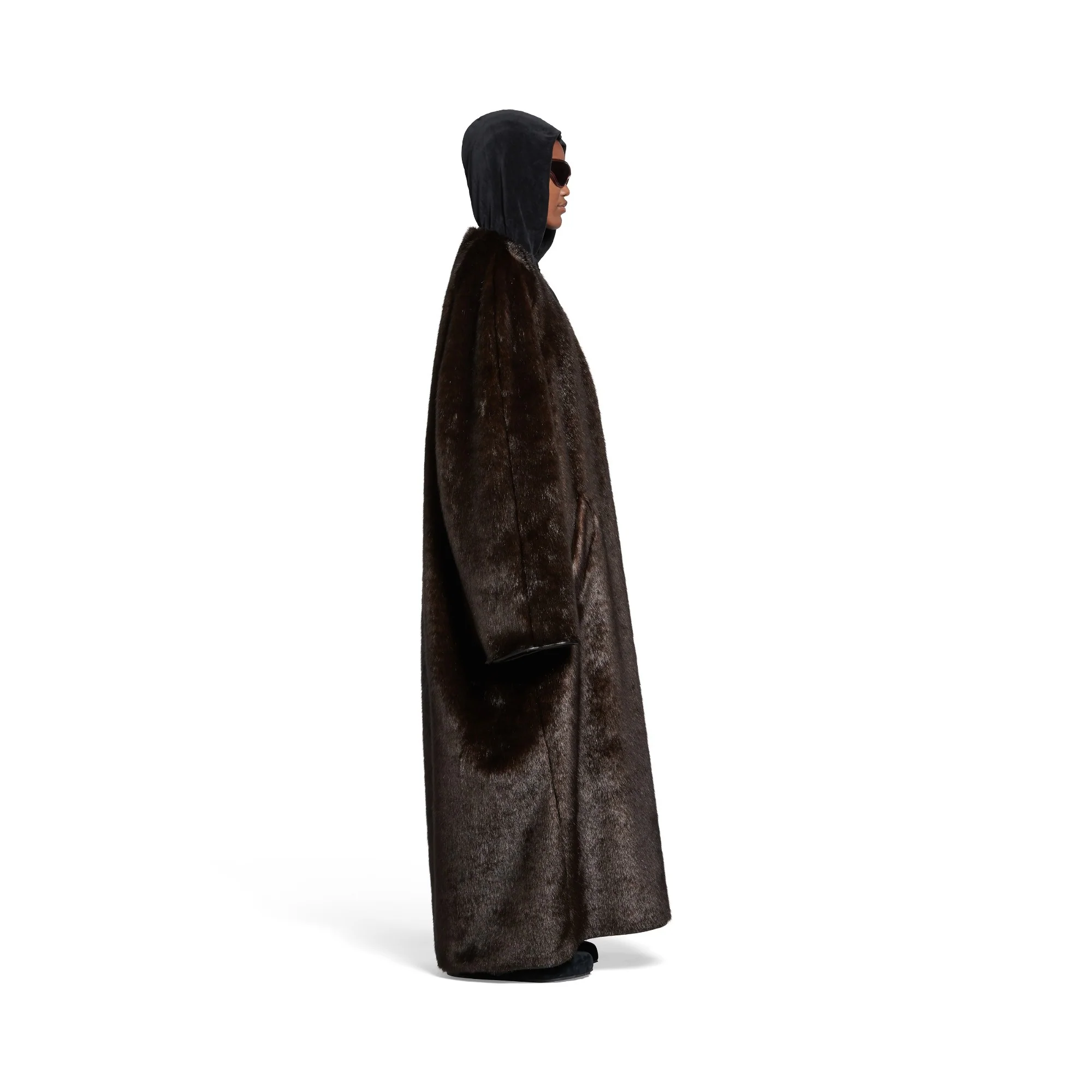 Lining Coat - Dark Brown - Image 5
