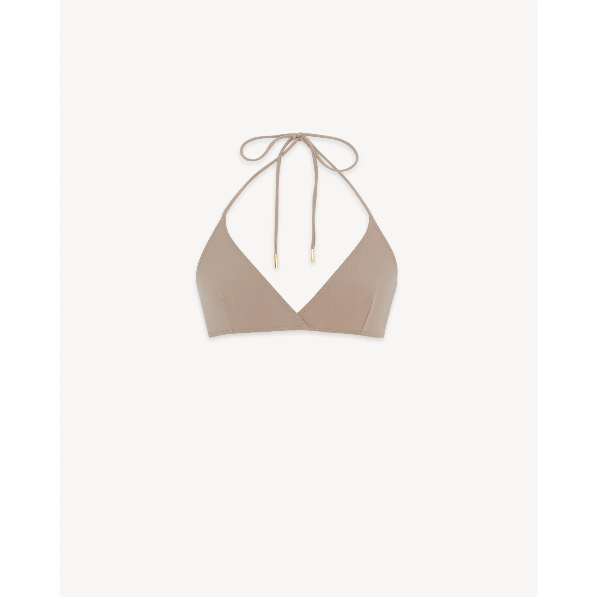 Haut De Bikini 70S Jersey Mat - Beige