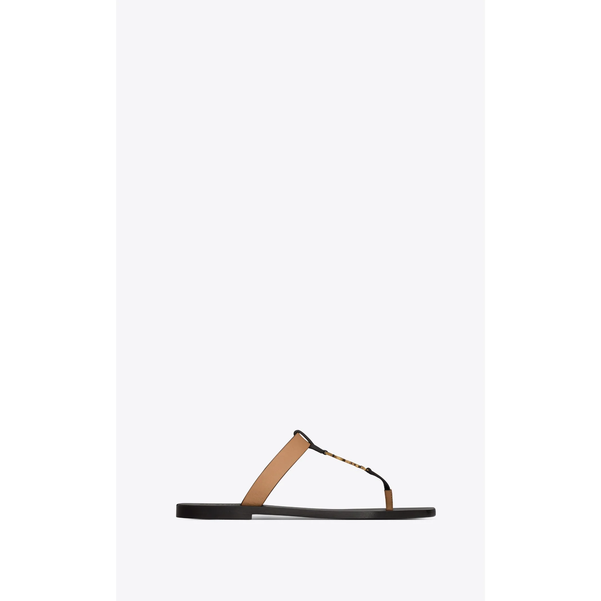 Cassandra 05 Flat Sandals - Gold Brown