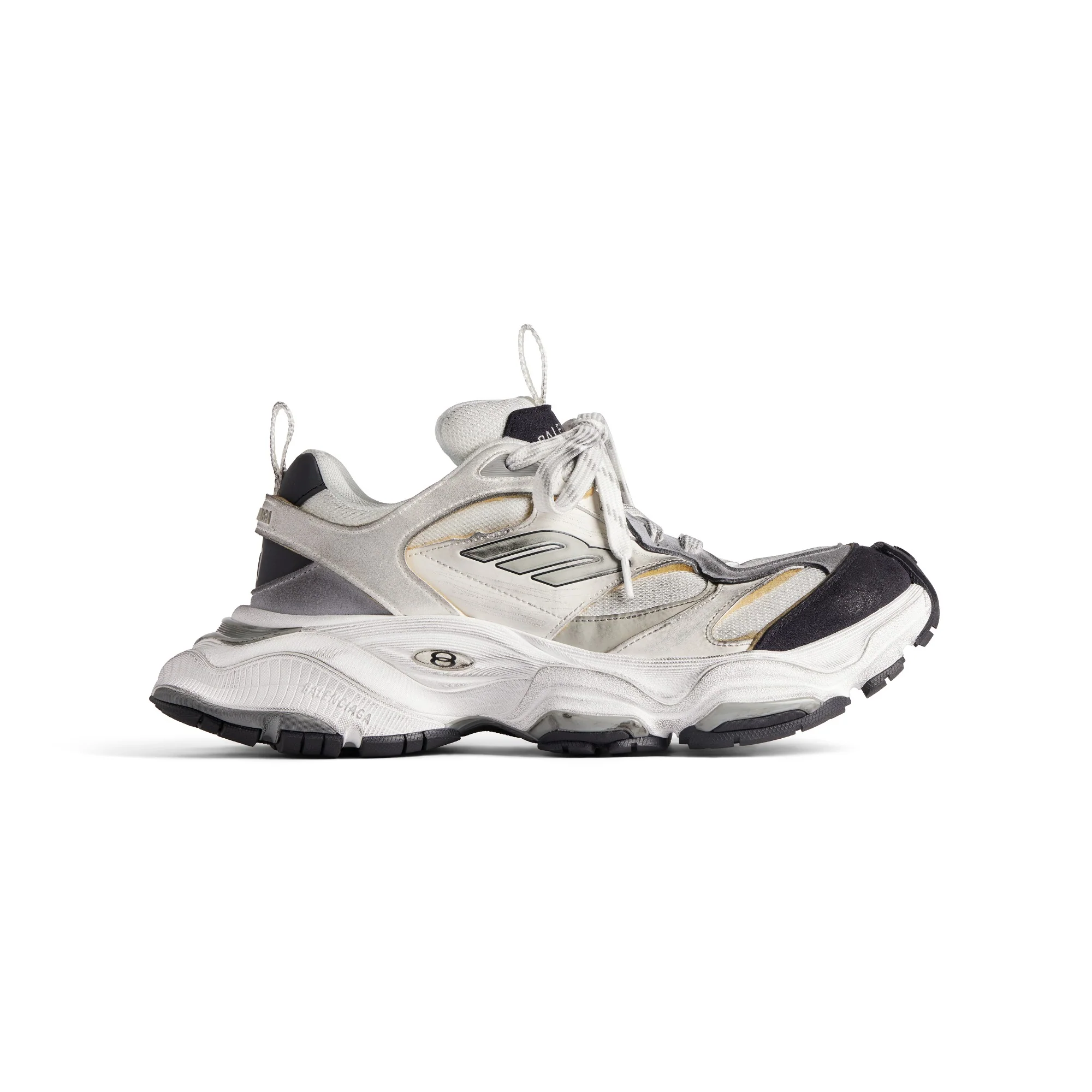 Cargo Suede/Mesh/W - White/Grey