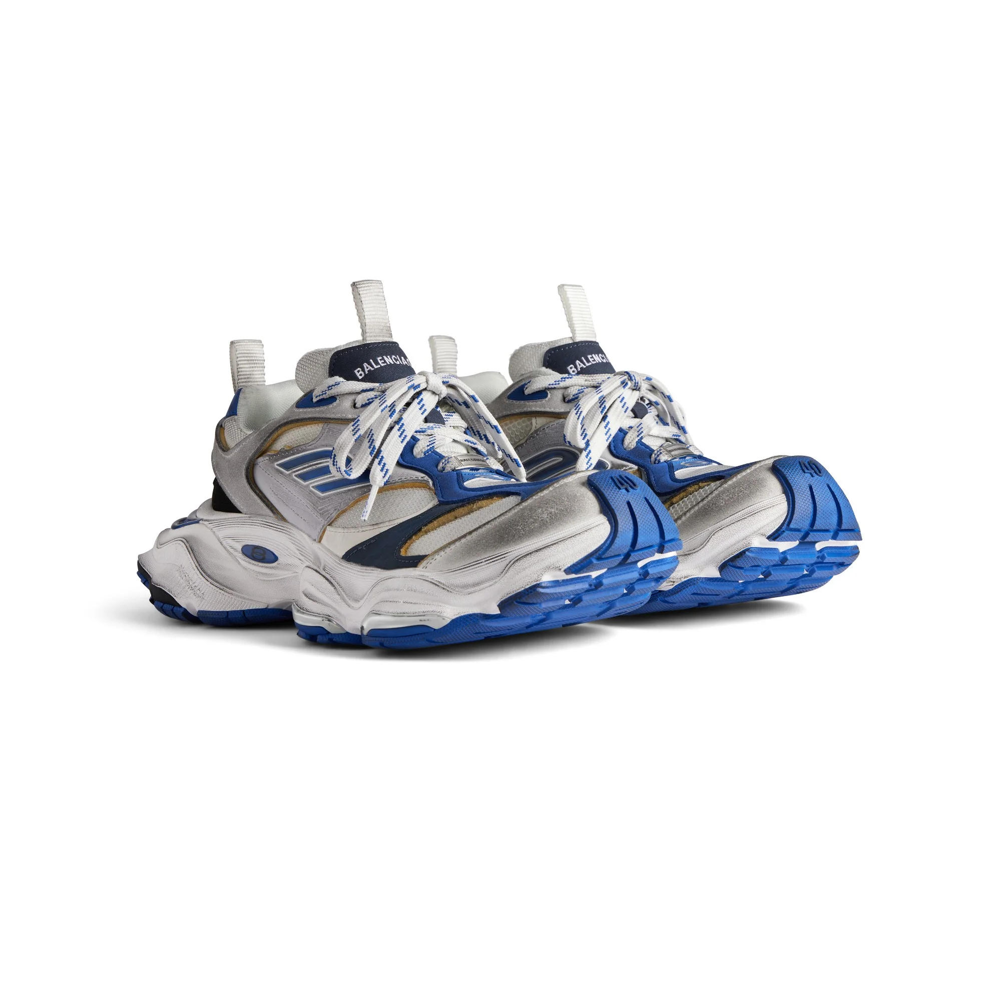 Cargo Reduced Suede/Mesh - Grey/White/Blue - Image 3