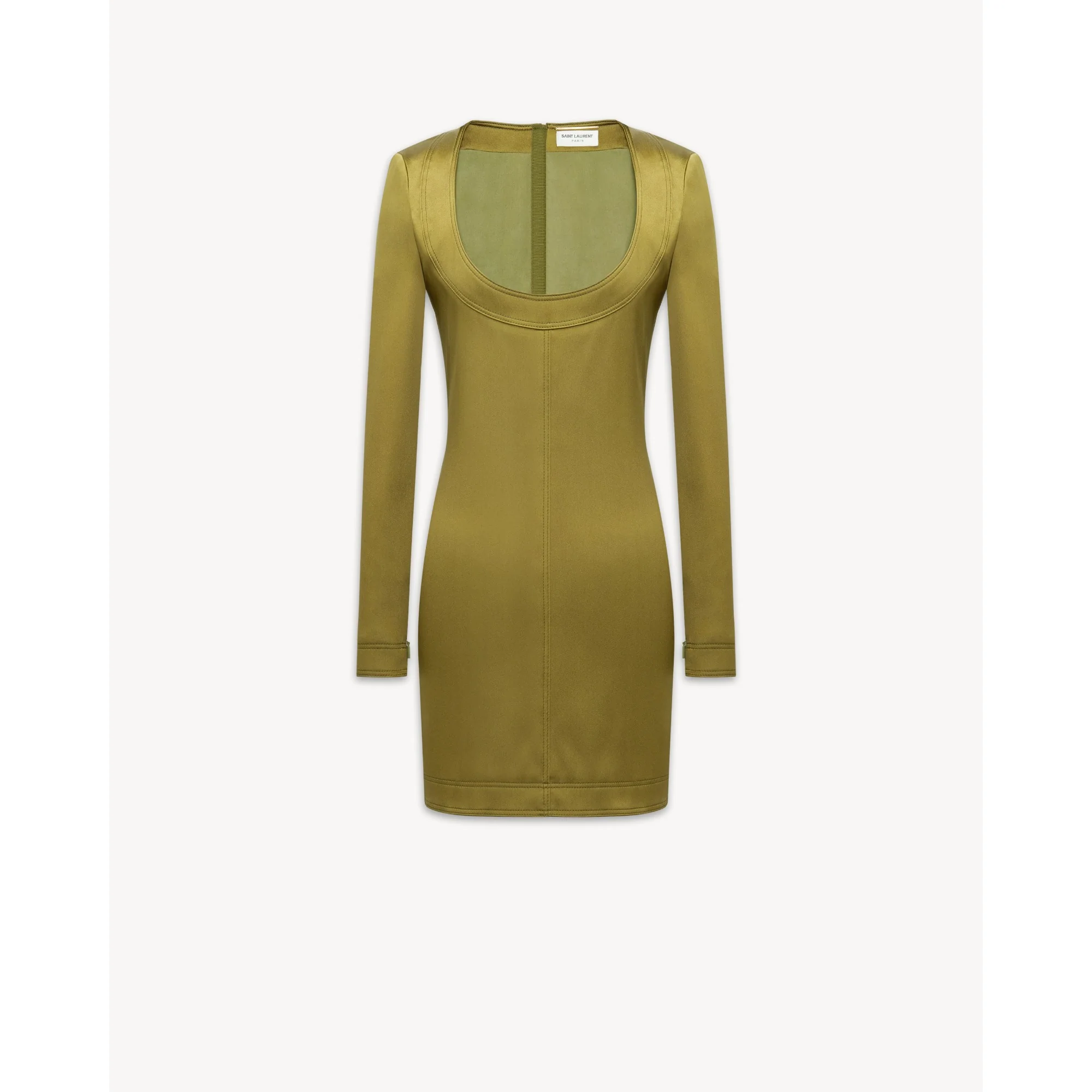 Robe Duchesse Stretch - Vert Kaki