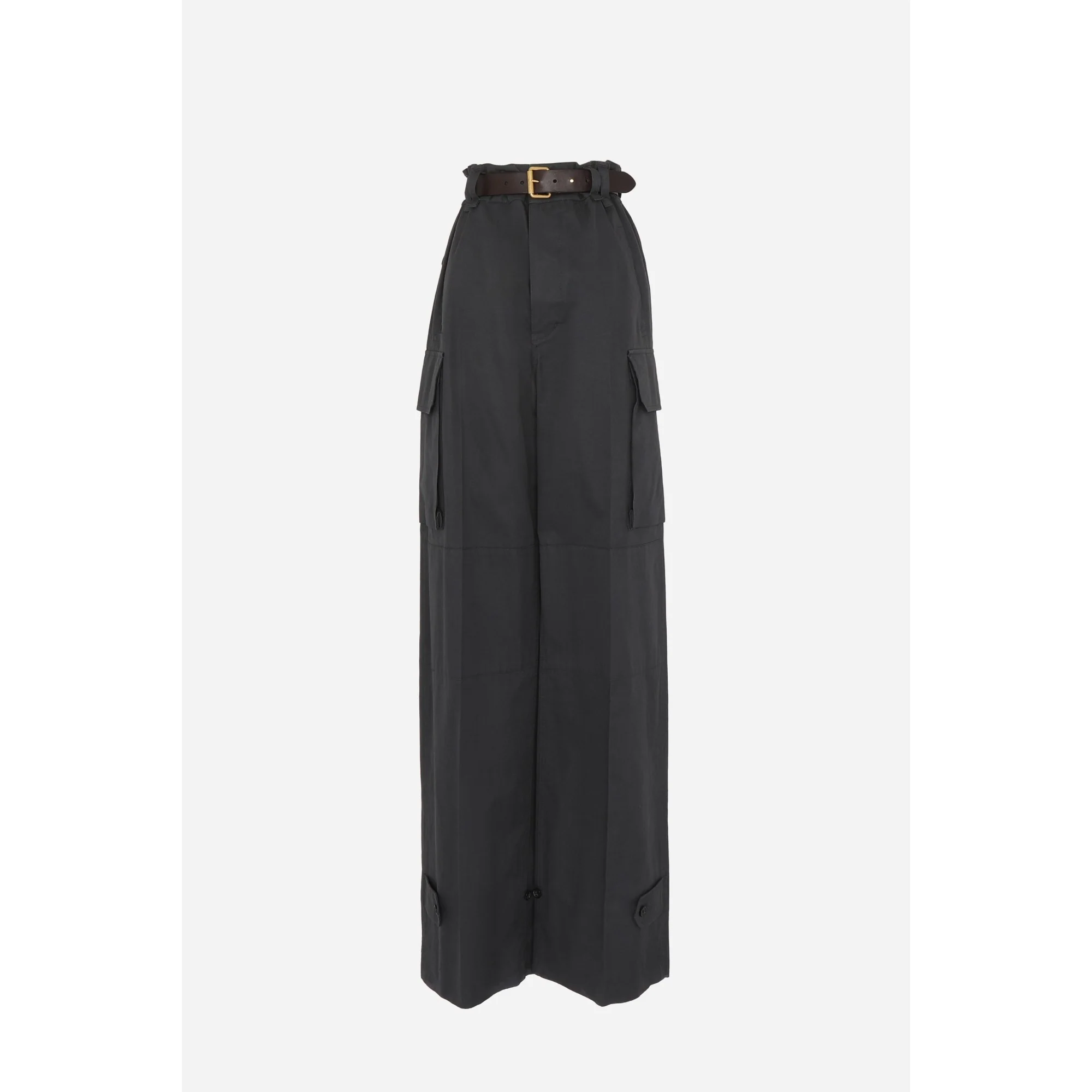 Pantalon Twill De Cotonintu - Gris Fonce