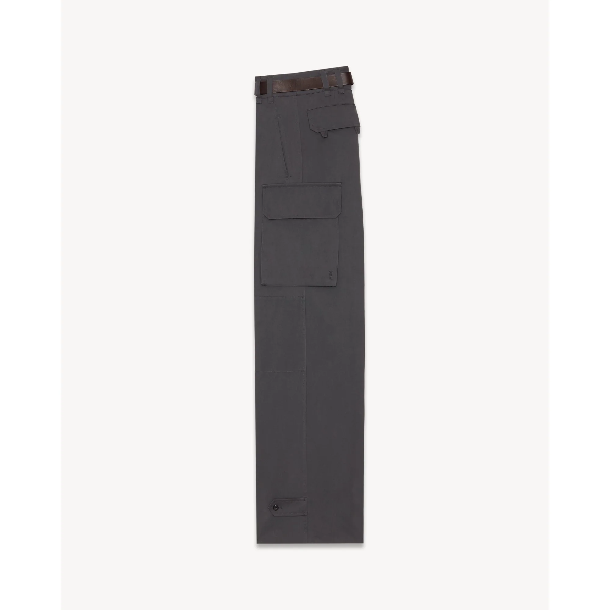 Pantalon Twill De Cotonintu - Gris Fonce - Image 2