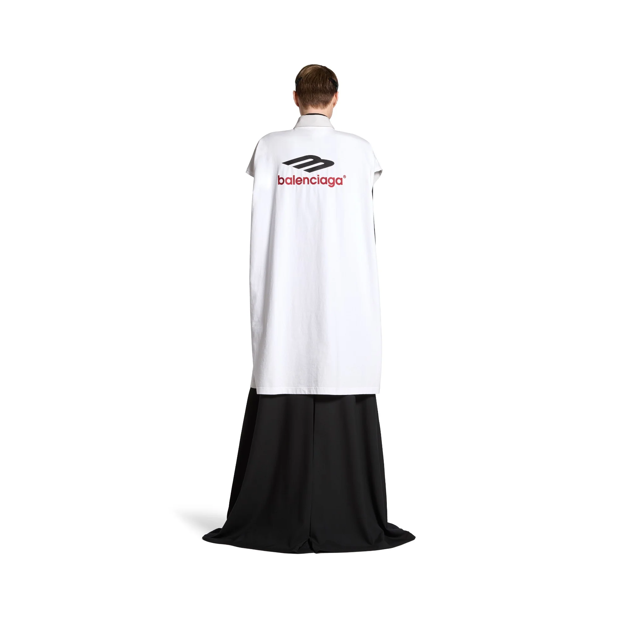 Sleeveless Hybrid Shirt Dress - Dirty White - Image 5