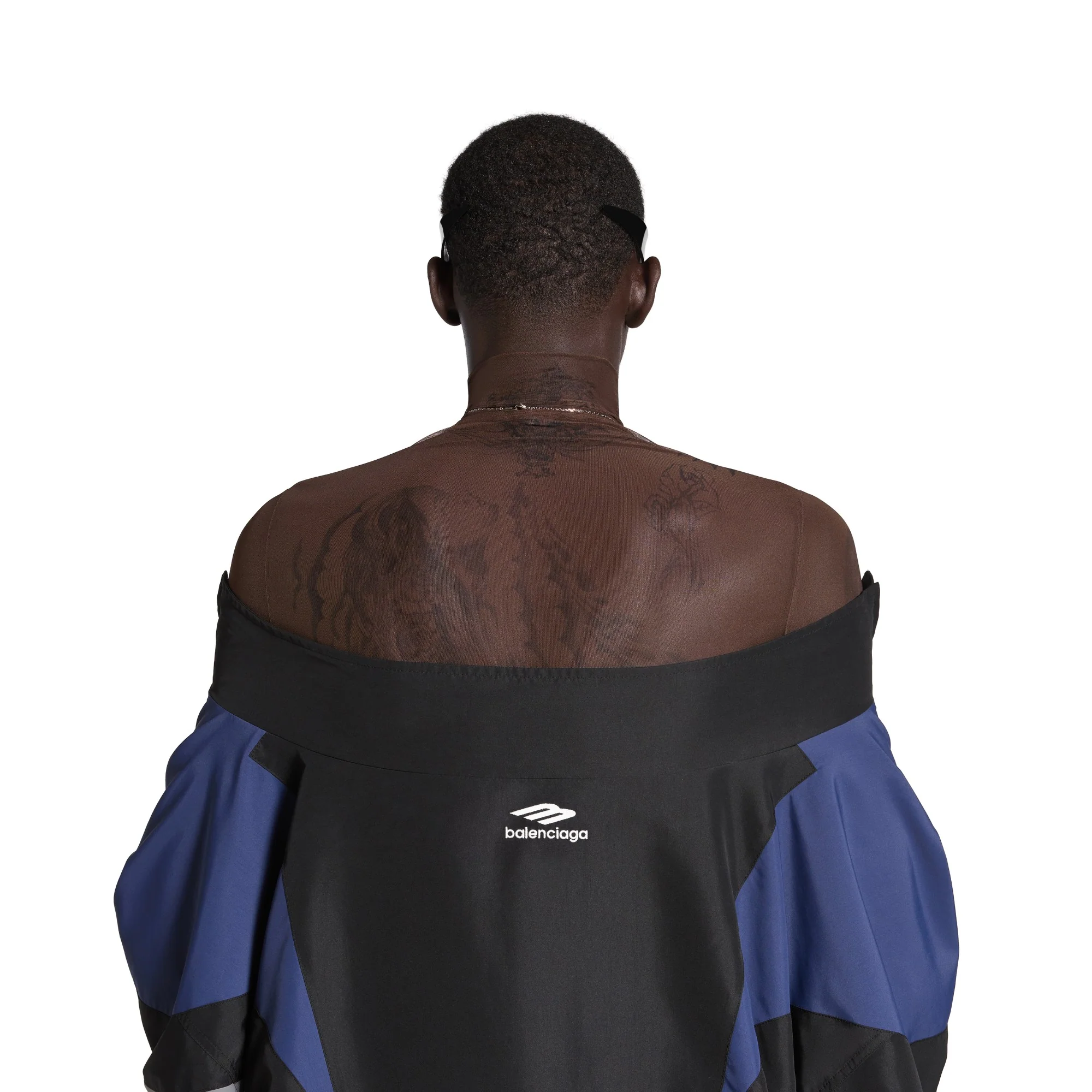 Off Shoulder Tracksuit - Black - Image 5