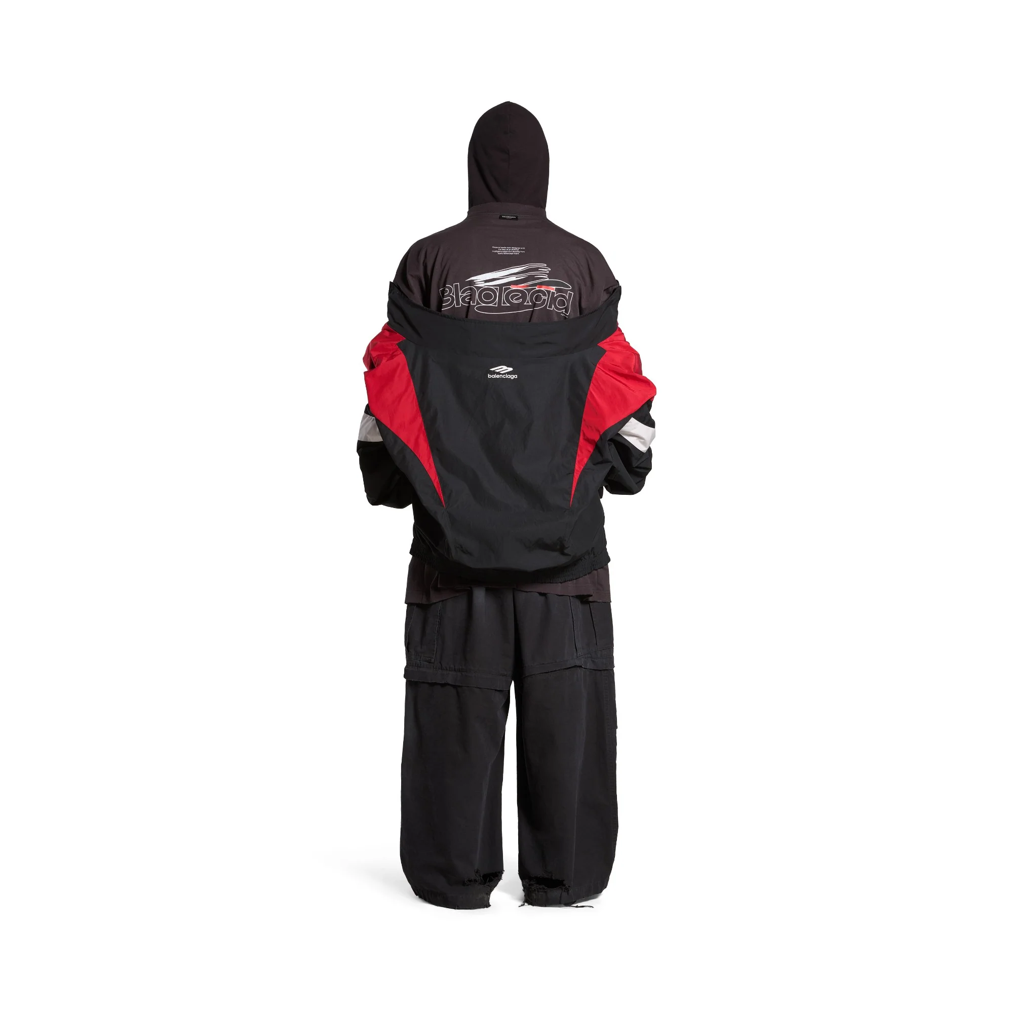 Off Shoulder Tracksuit - Black - Image 4