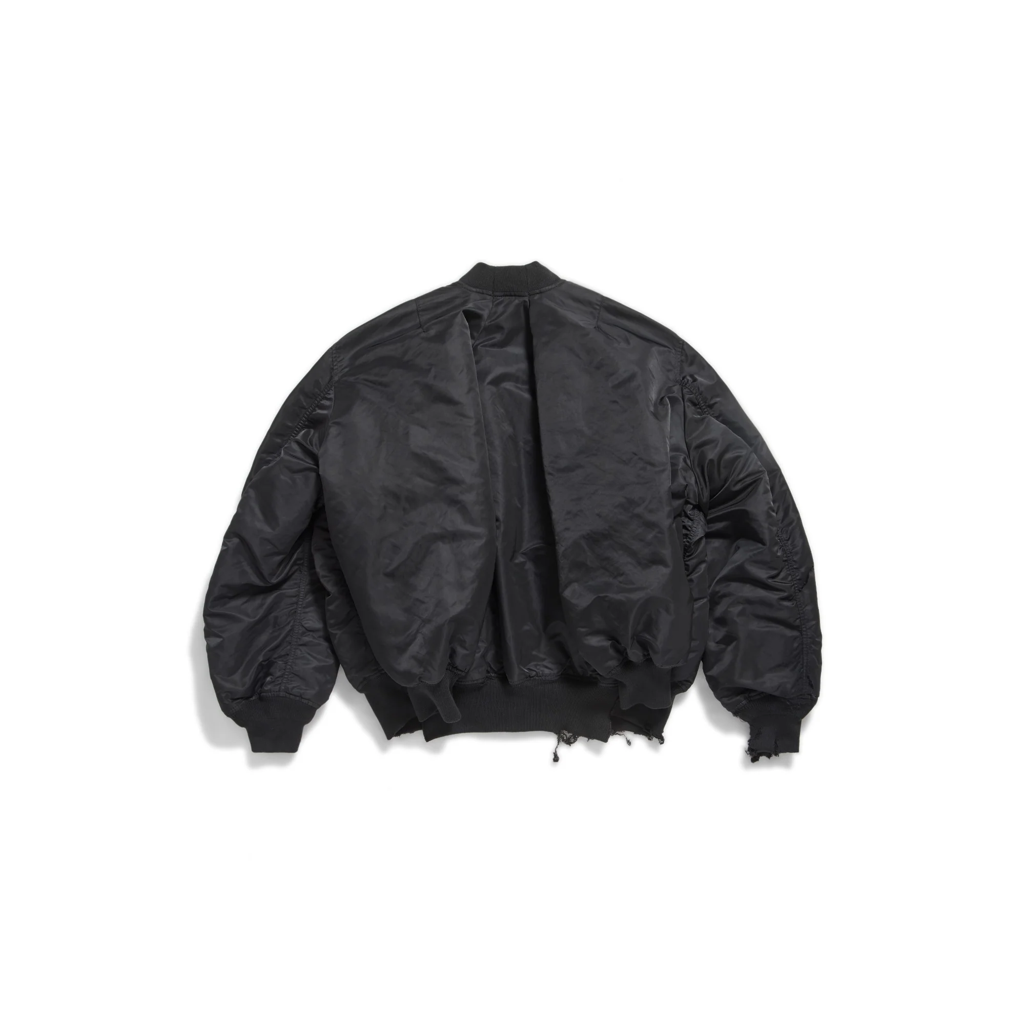 Double Sleeve Bomber - Black - Image 2