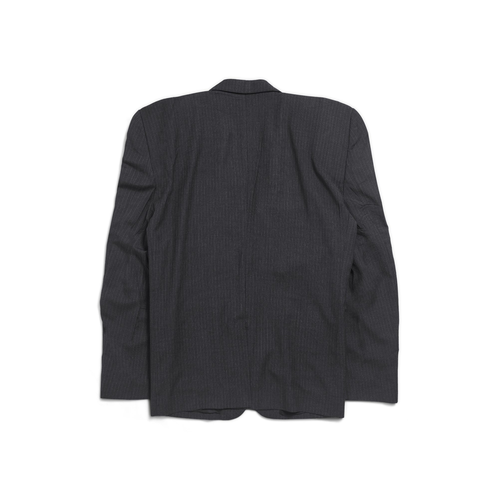 Cut Away Boxy Jacket - Anthracite - Image 2