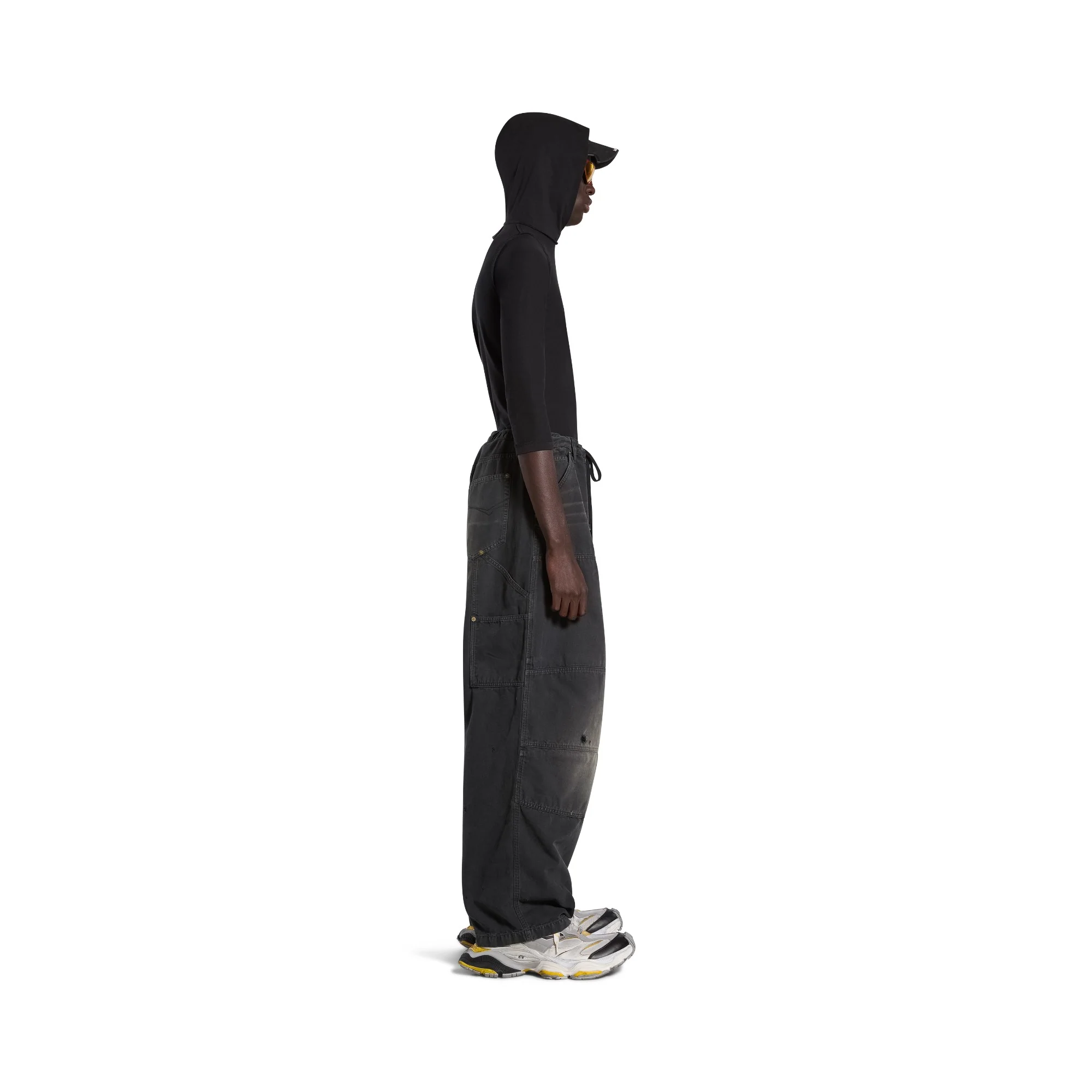 Double Knee Pants - Black - Image 6
