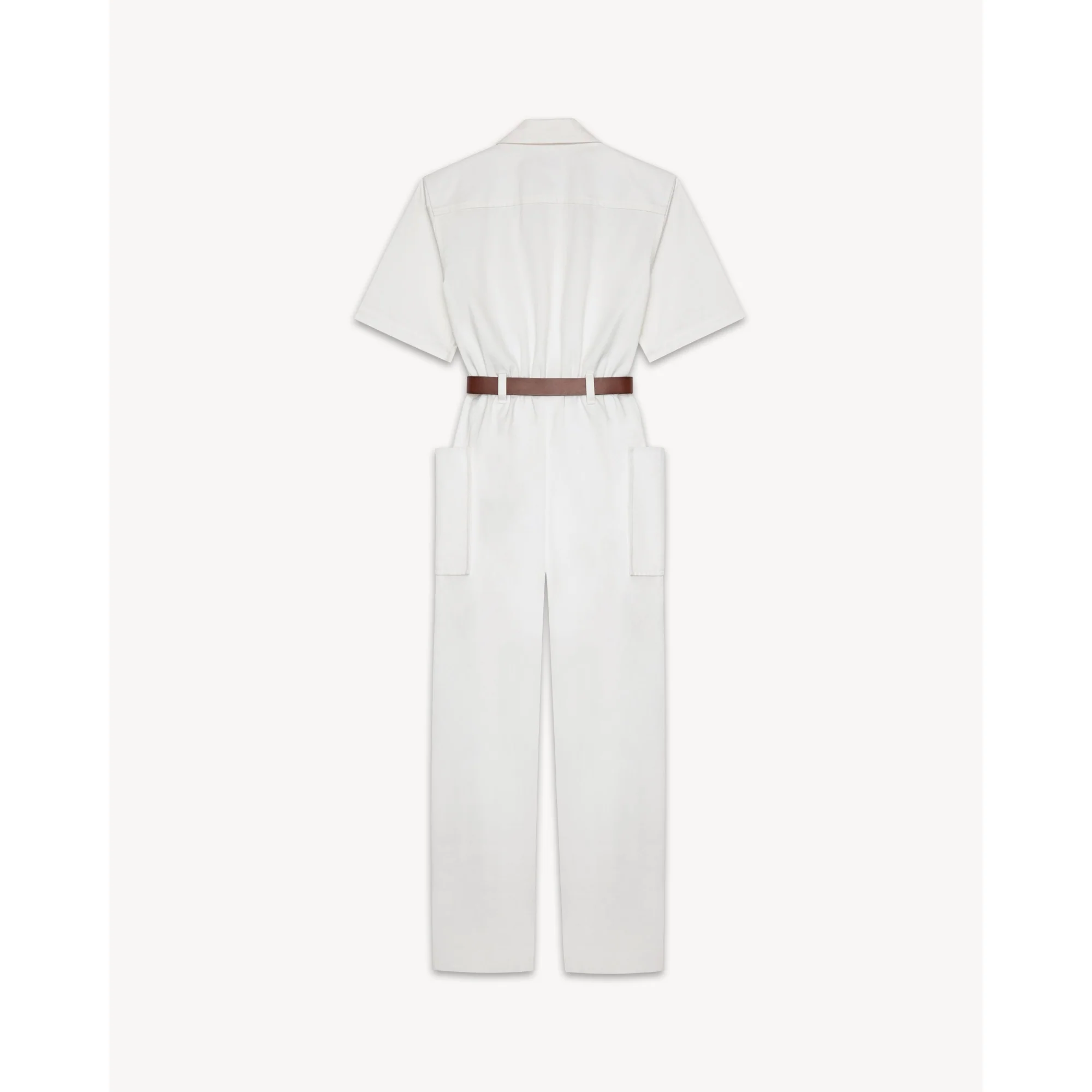 Combinaison Gabardine Coton - Blanc - Image 3