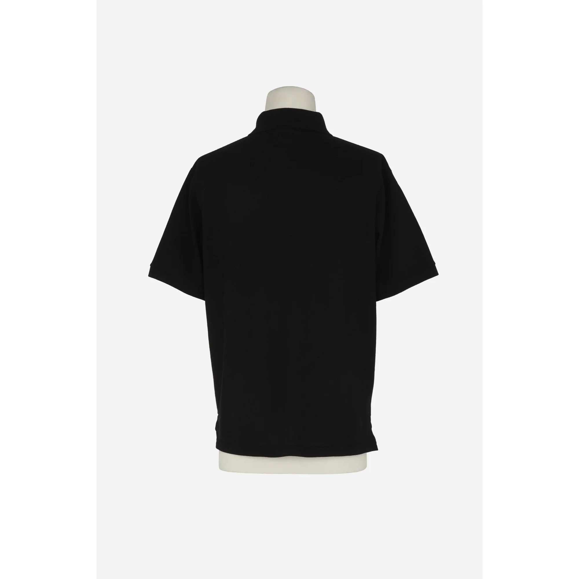 Polo Pique Coton Polyester - Noir - Image 2
