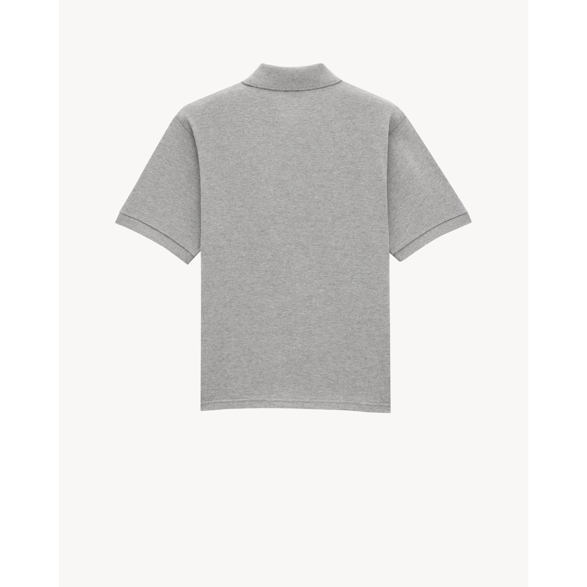 Polo Pique Coton Polyester - Gris Chine - Image 2