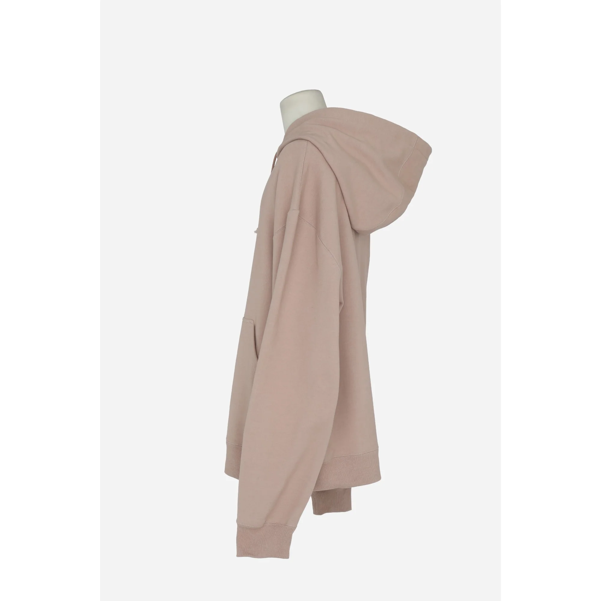 Hoodie Oversize Molleton Doux - Nude Rose - Image 3