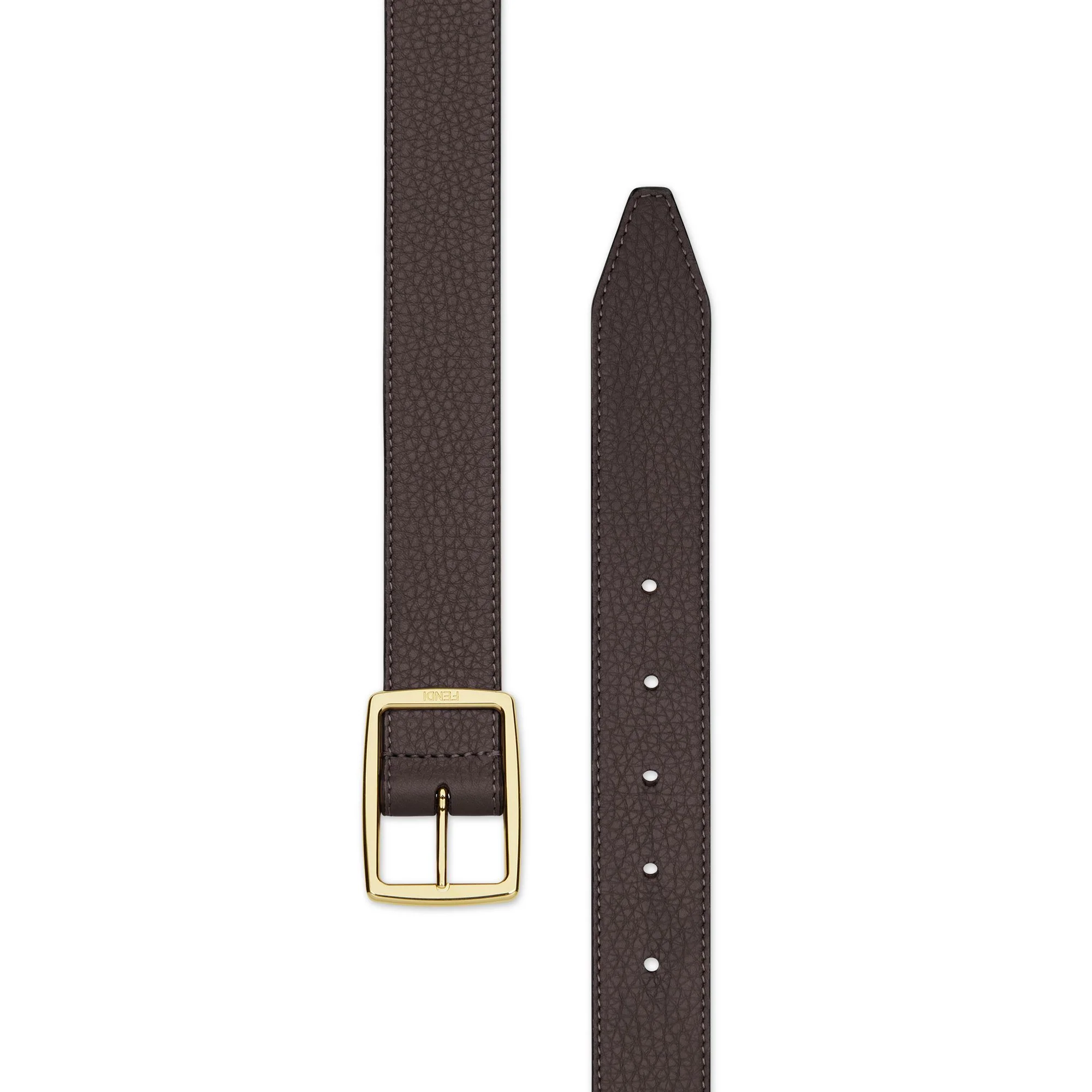 Men's Selleria Belt - Ebony + Soft Gold - Image 2