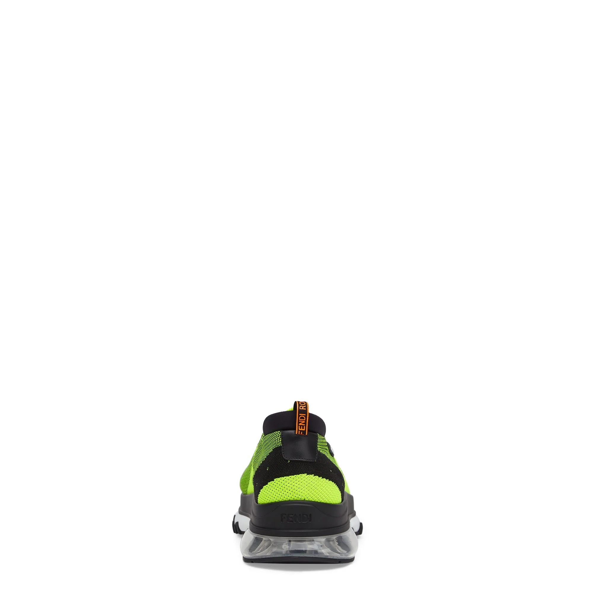 Men's Fendi Winners Sneaker - Black Yellow Fluo + Black - Image 3