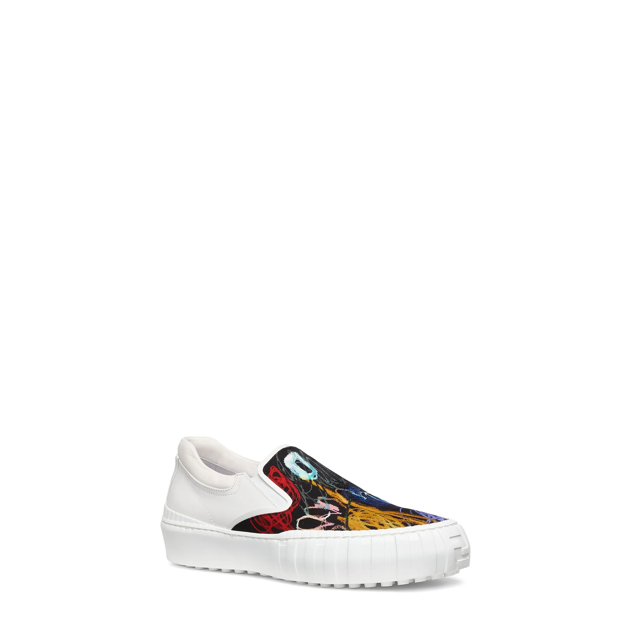 Men's Fendi Force Sneaker - Trasparent Multicolor + Uwhite + Uwhite - Image 2