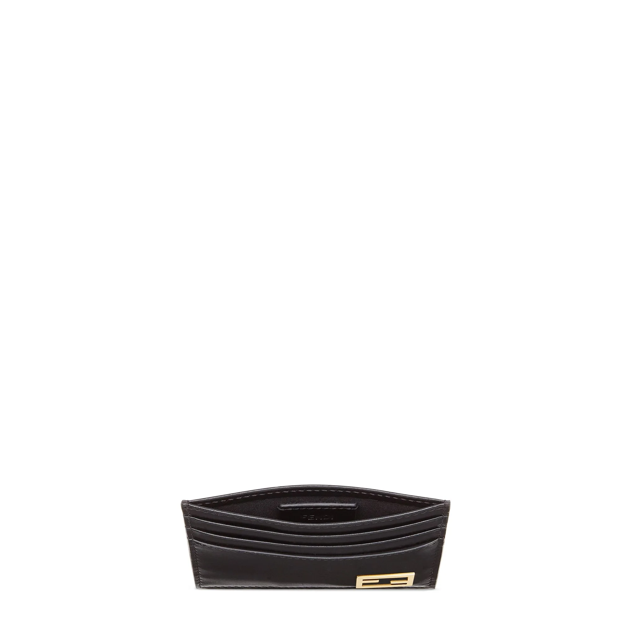 Men's Baguette Card Case - Black + Soft Gold - Image 3