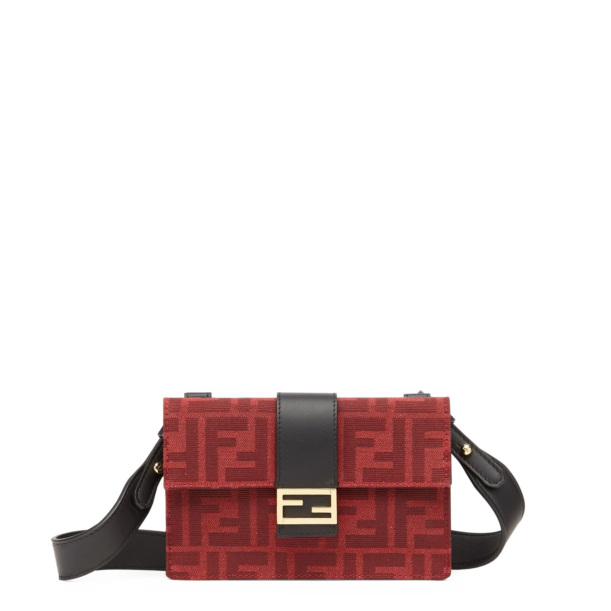 Men's Flat Baguette Small - Marlboro Red + Black + Soft Gold