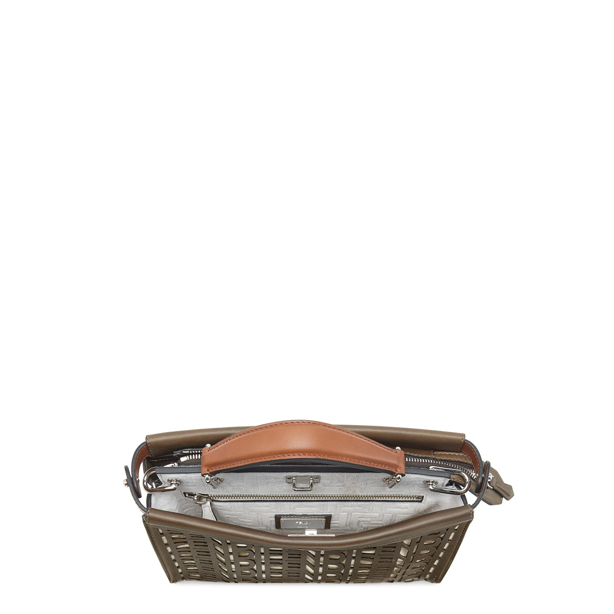 Men's Peekaboo Fit Mini - Military Brown + White + Palladium - Image 4