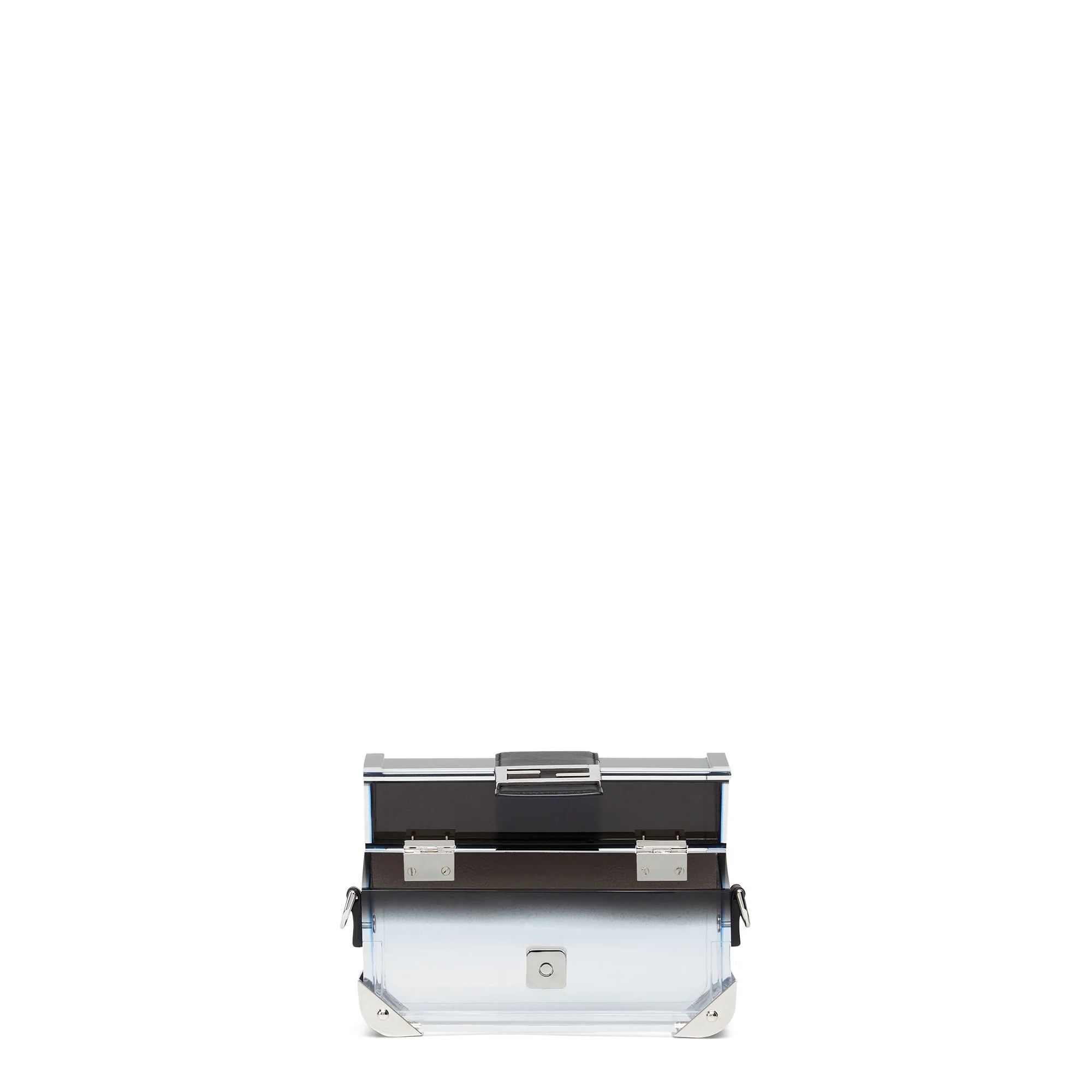 Men's Mini Baguette Trunk - Black / Transparent + Palladium - Image 4