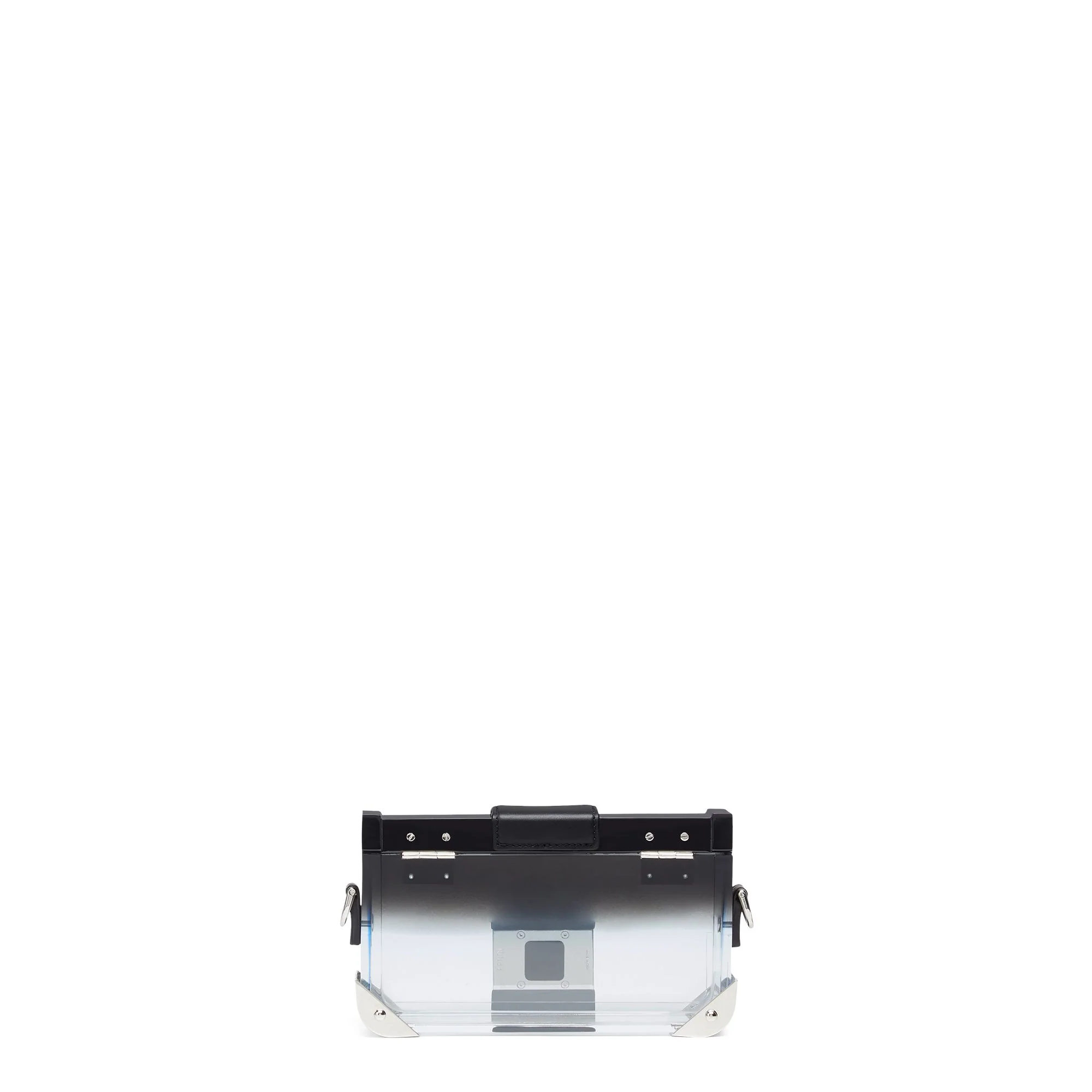 Men's Mini Baguette Trunk - Black / Transparent + Palladium - Image 3