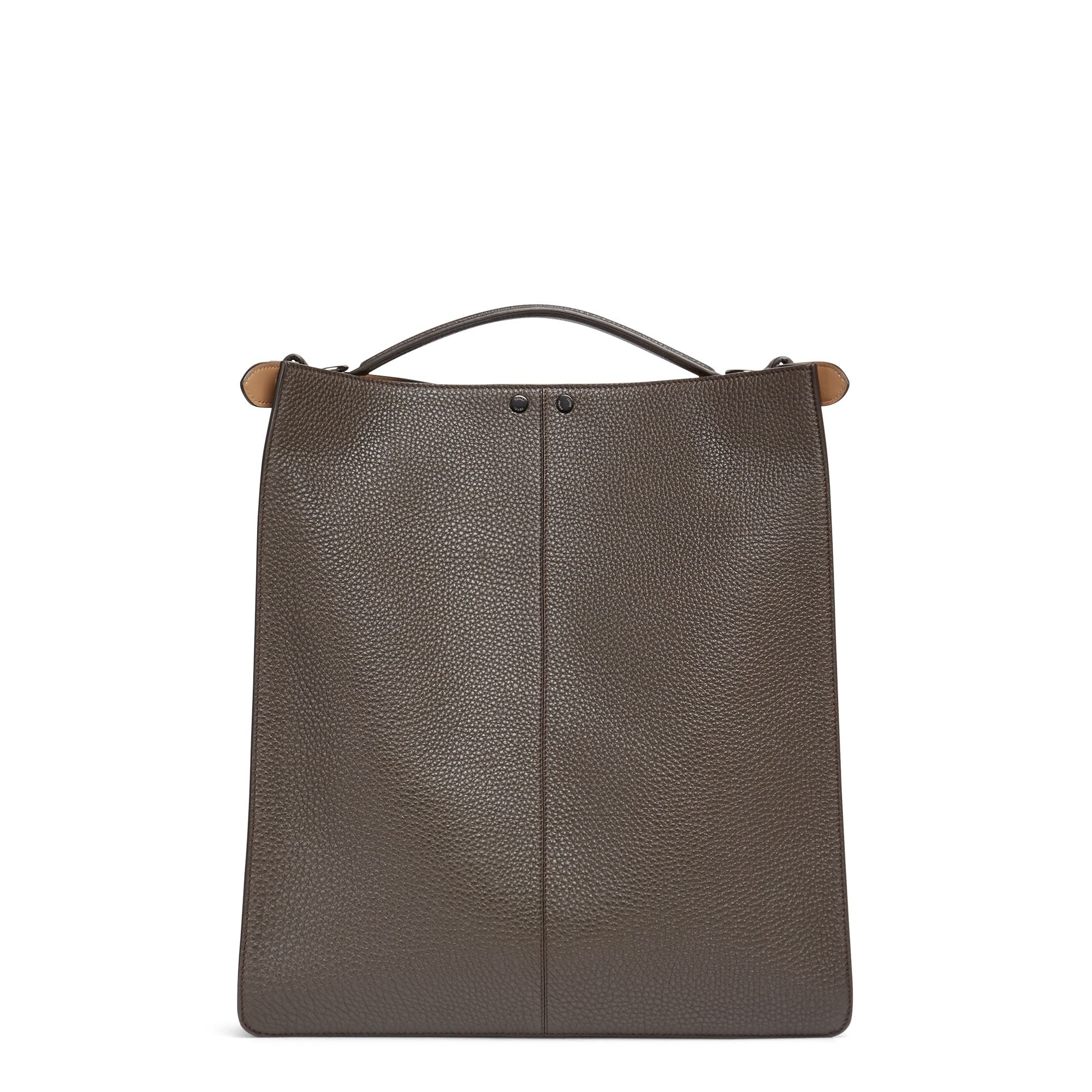 Men's Peekaboo ISeeU Tote - Ebony + Brandy + Tobacco / Mr + Double Black Matt Ruthenium - Image 5