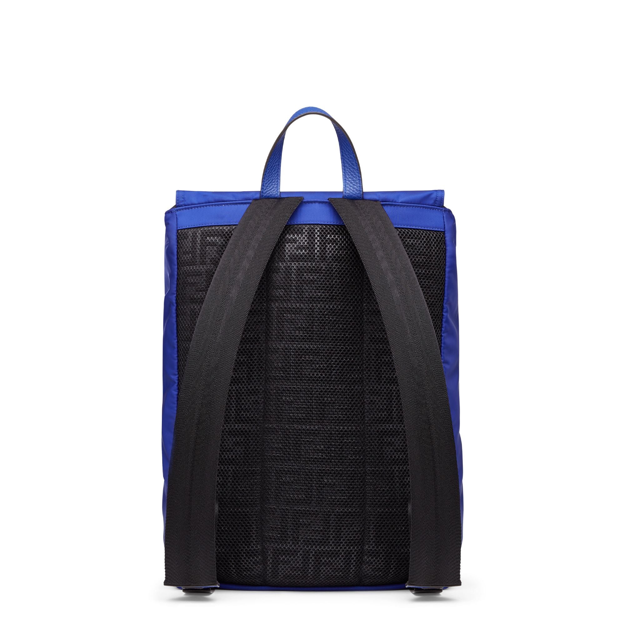 Men's Fendiness Medium Backpack - Neon Blue + Double Black Matt Ruthenium - Image 3