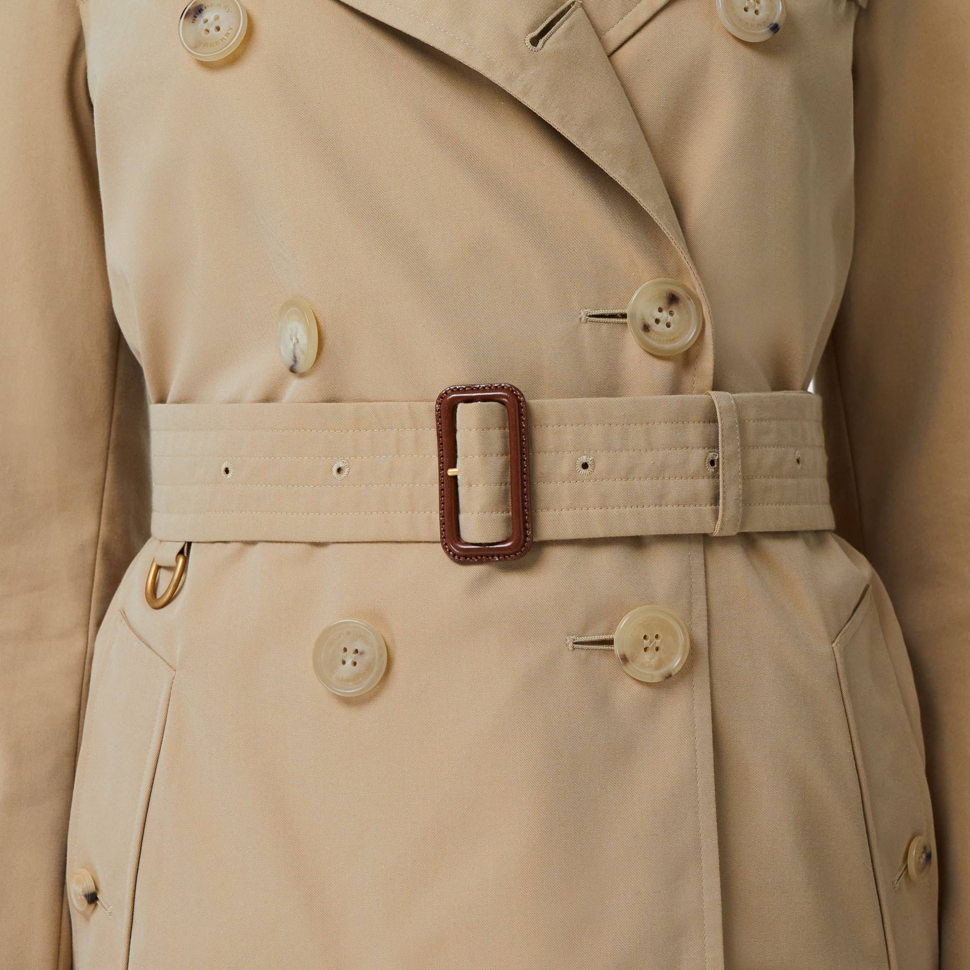 The Long Kensington Heritage Trench Coat - Honey - Image 5
