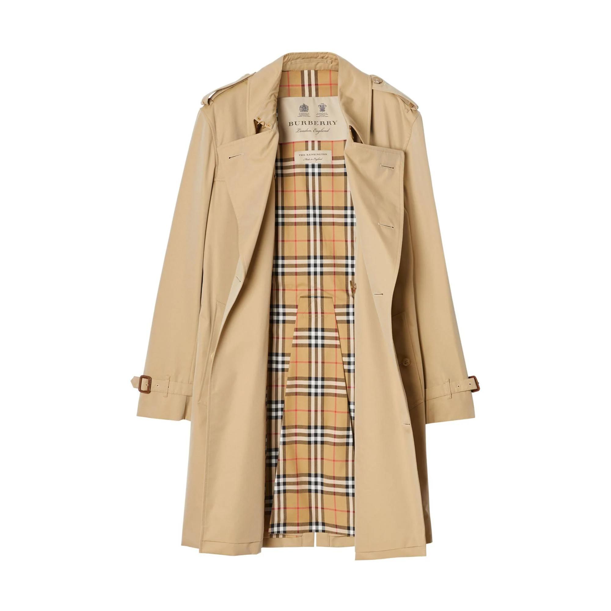 The Mid-length Chelsea Heritage Trench Coat - Honey - Image 3