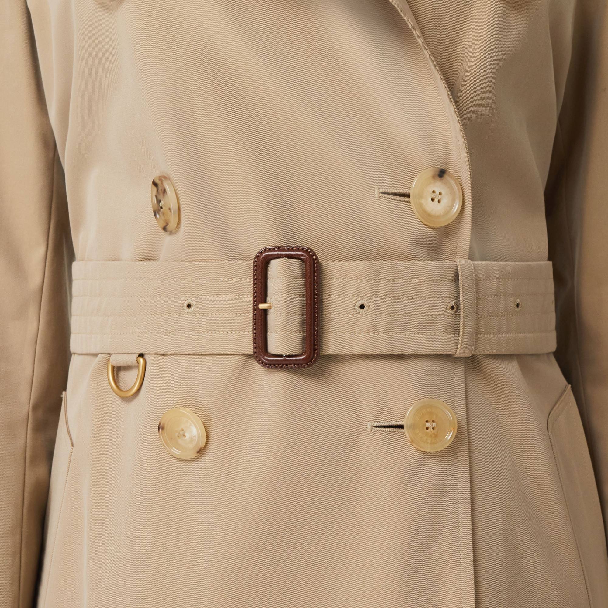 The Mid-length Kensington Heritage Trench Coat - Honey - Image 4