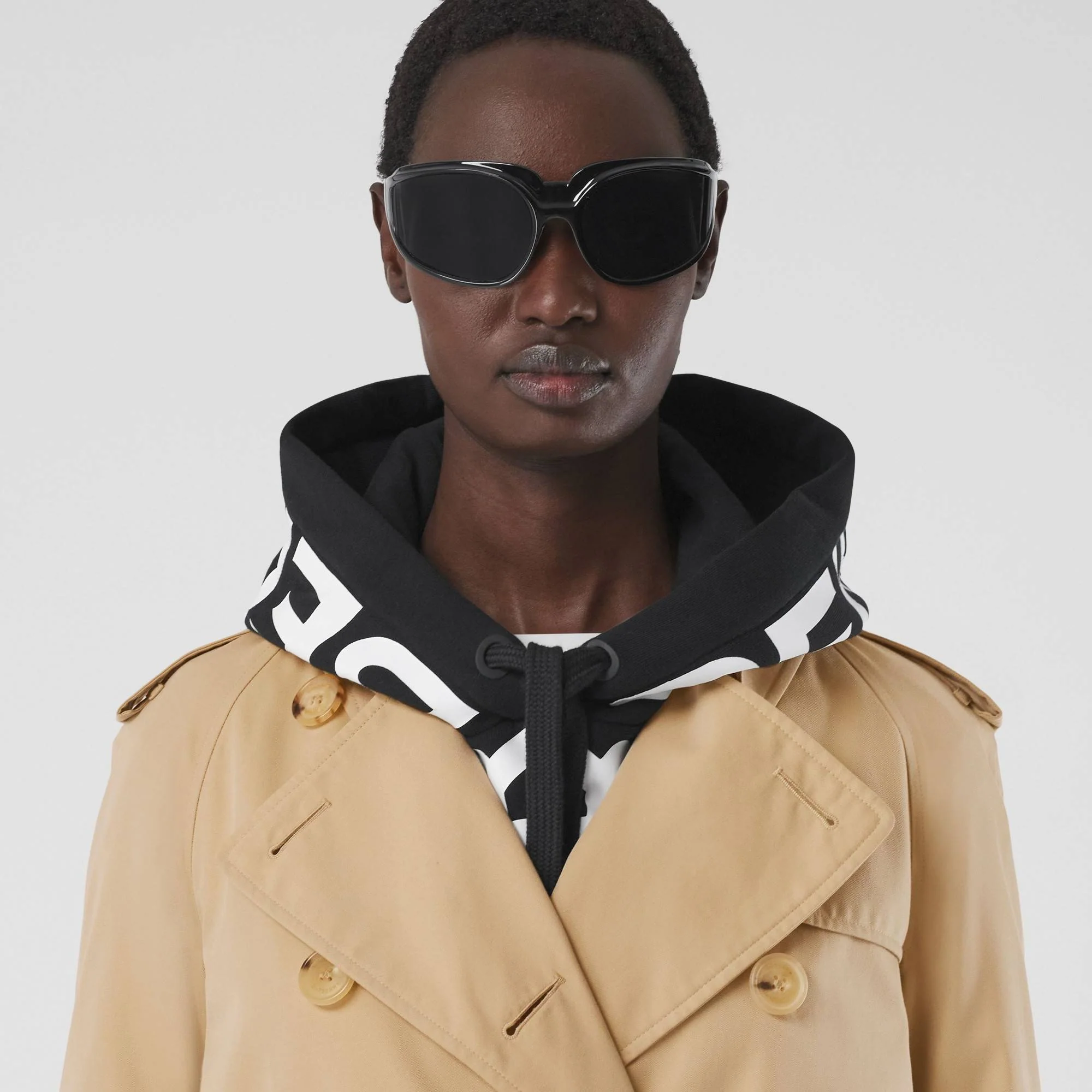 Long Waterloo Heritage Trench Coat - Honey - Image 3