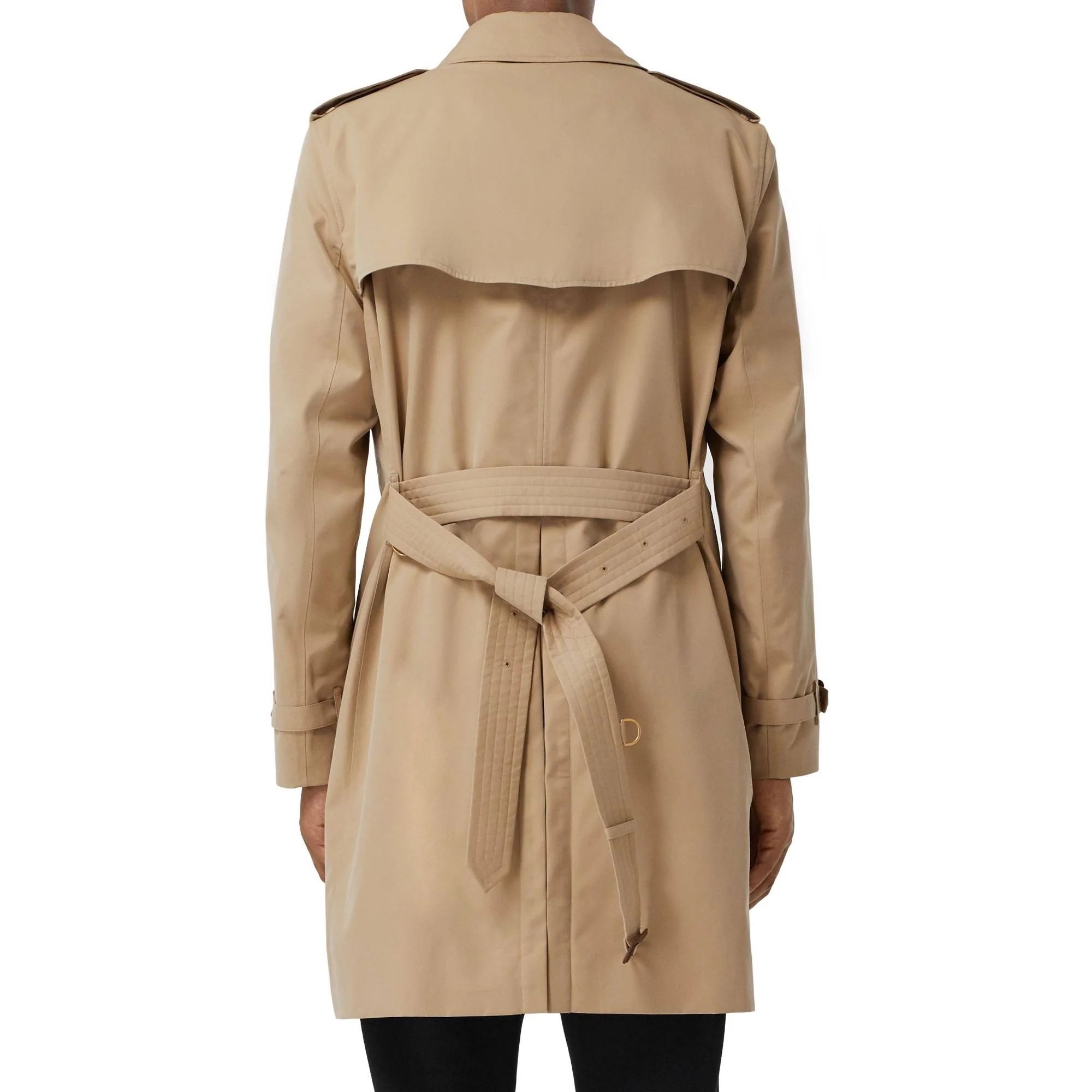 The Mid-length Kensington Heritage Trench Coat - Honey - Image 6