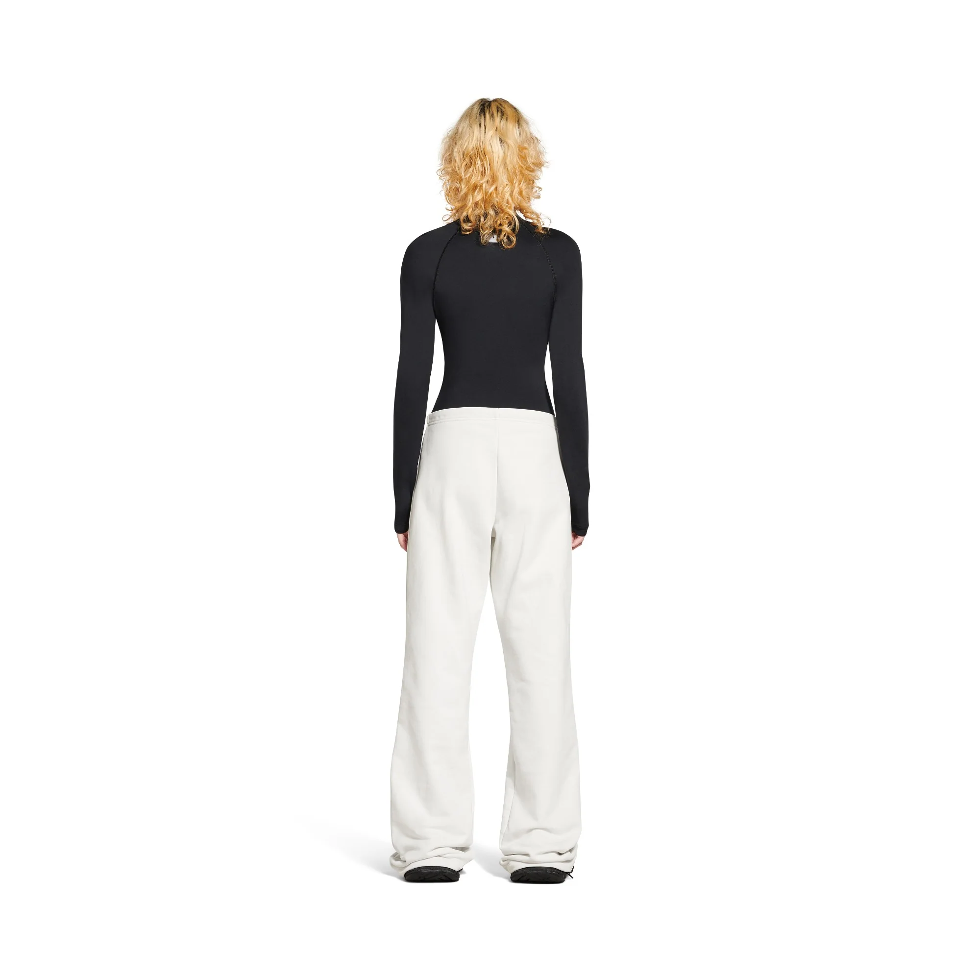 Under Armour Flared Sweatpants - Dirty White/Black - Image 4