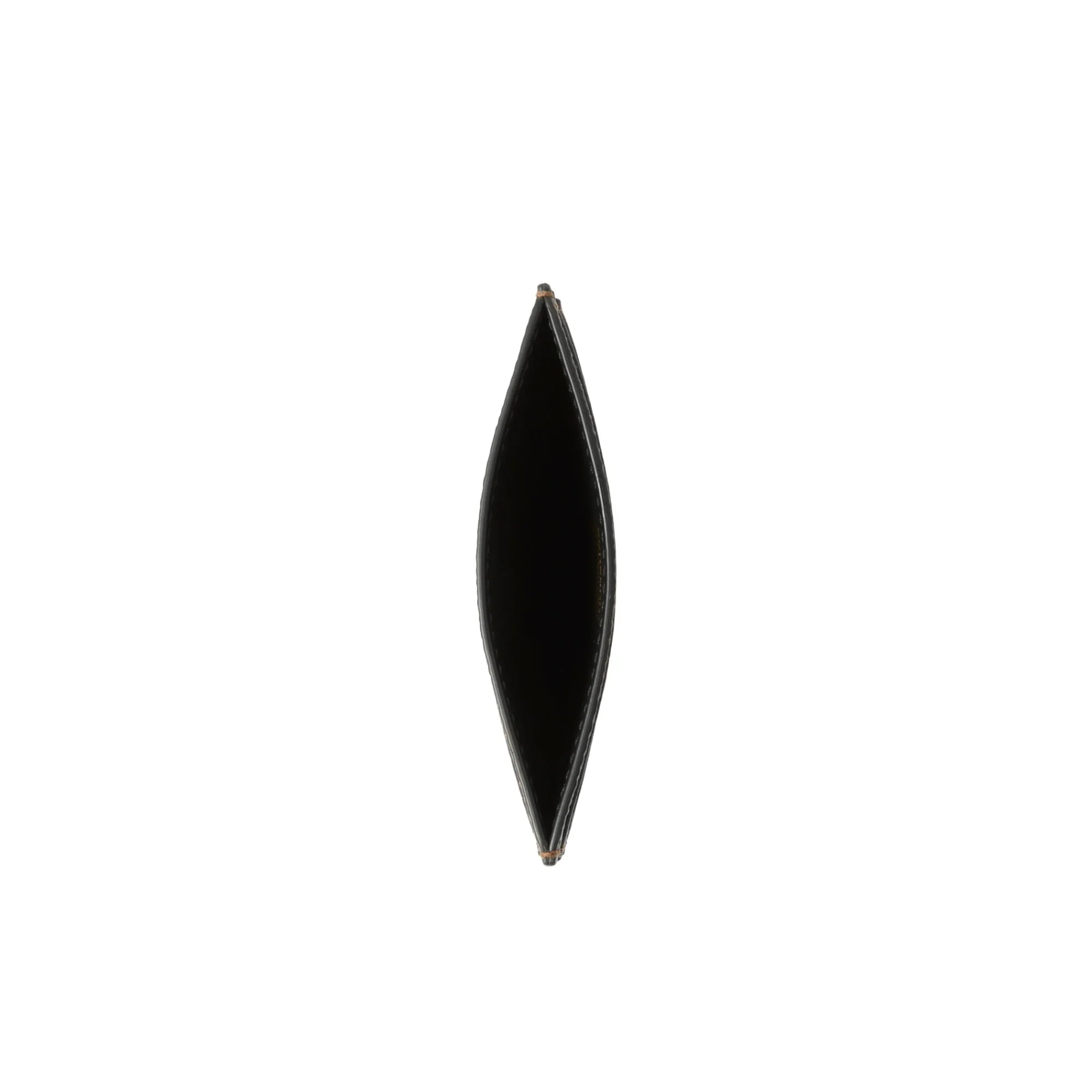 Grainy Leather TB Card Case - Black - Image 4