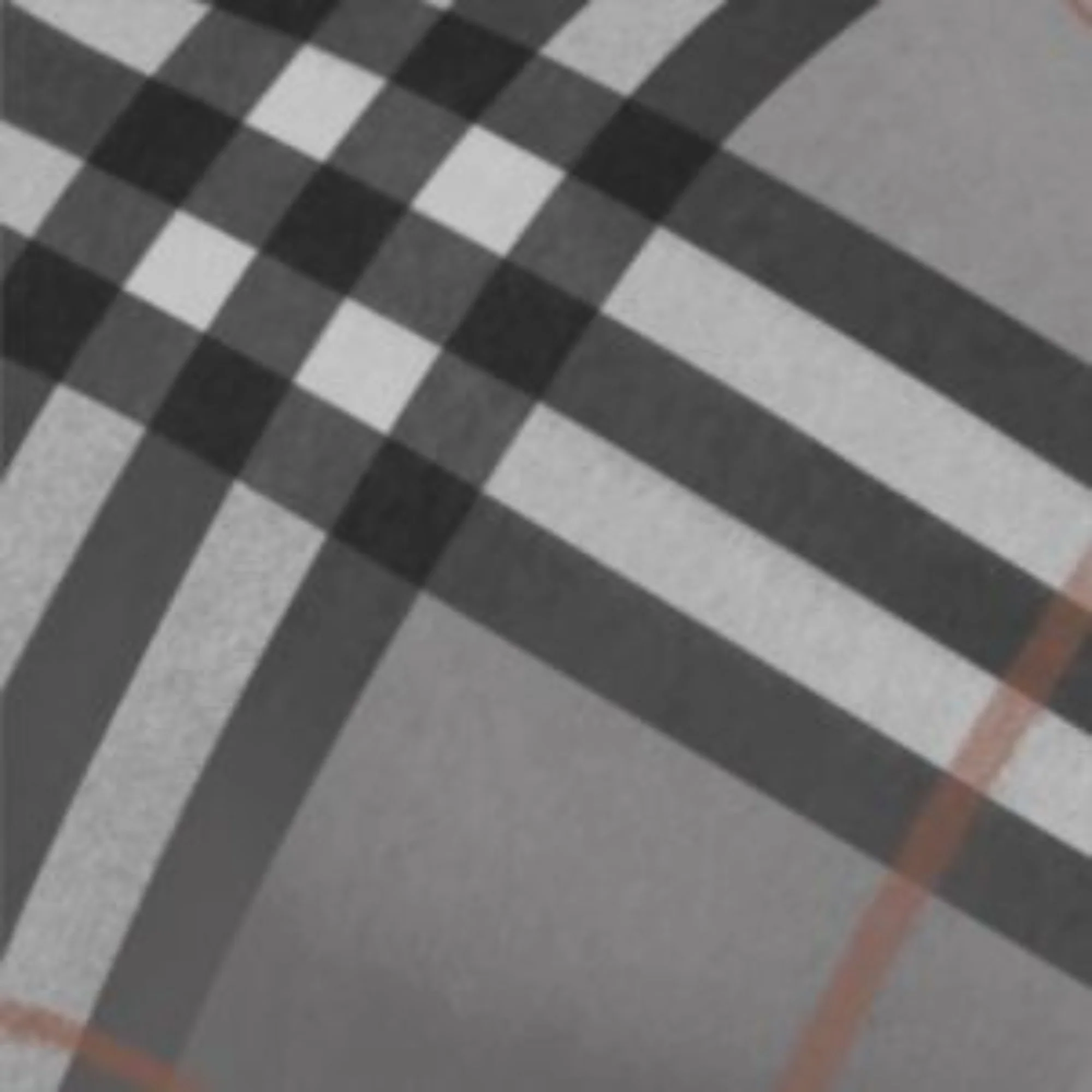 Exaggerated Check Cashmere Blanket - Grey - Image 5