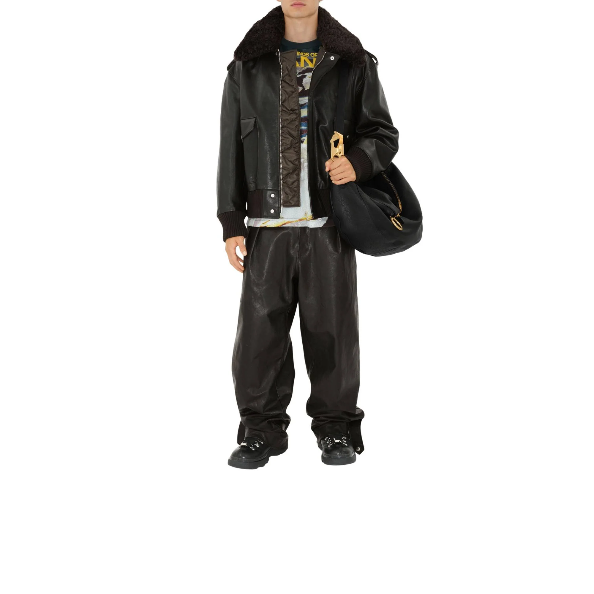 Large Knight Bag - Black - Image 6