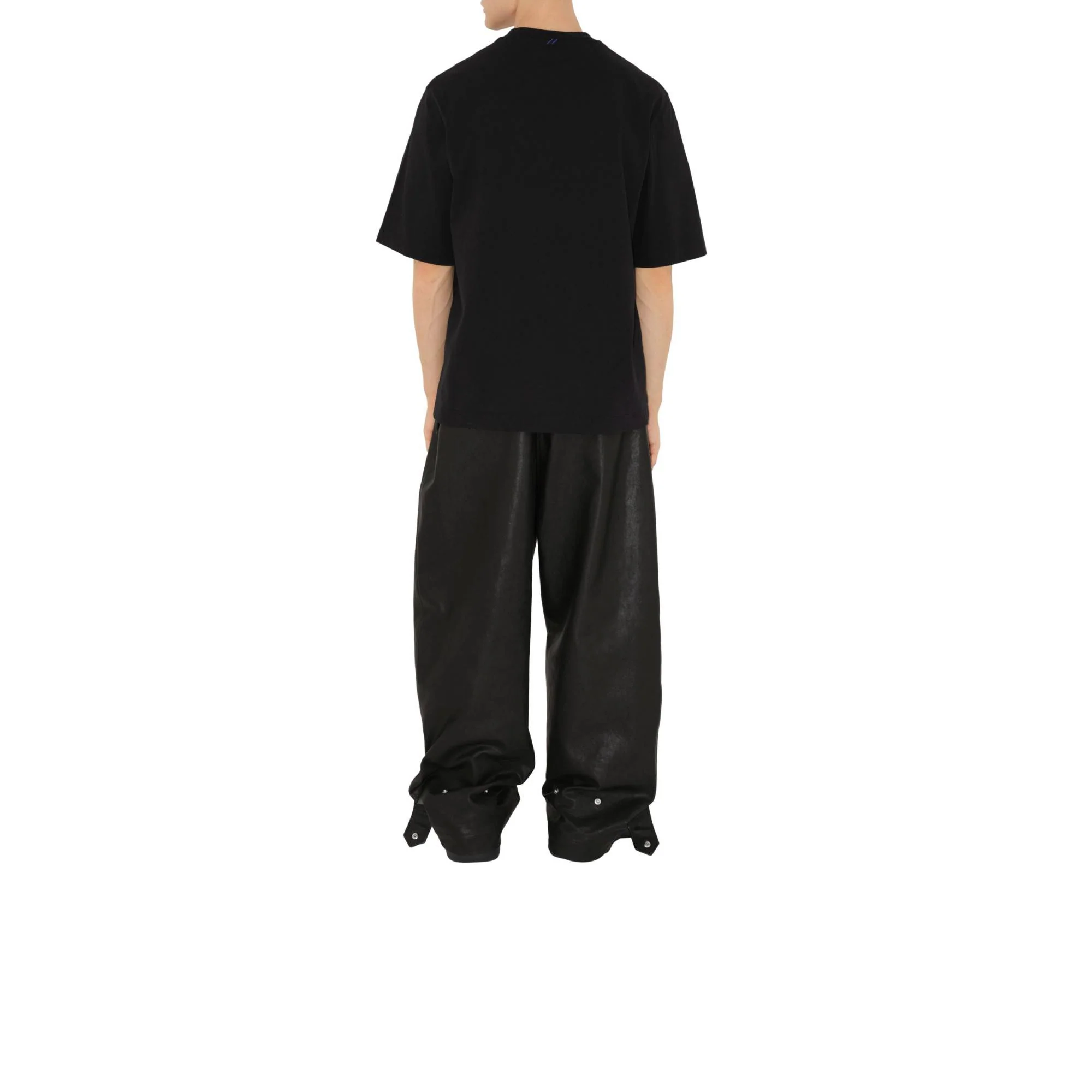 Cotton T-shirt - Black - Image 4