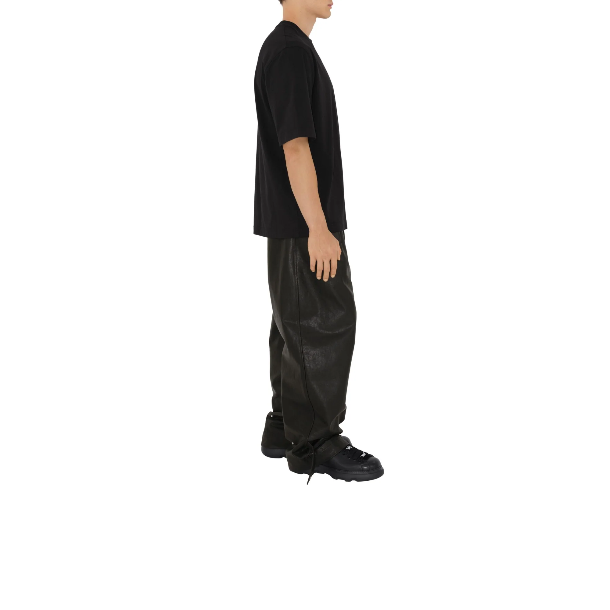 Cotton T-shirt - Black - Image 3