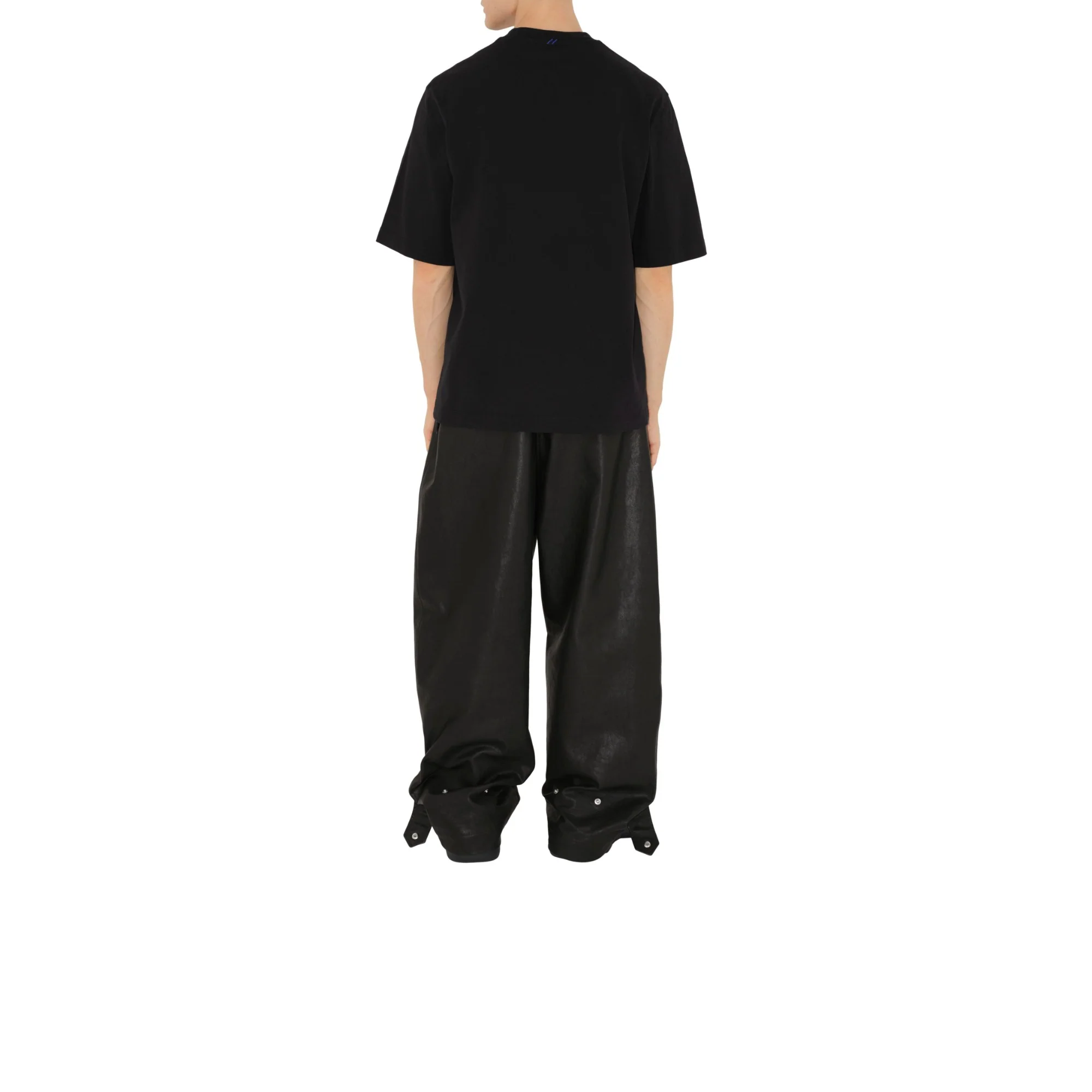 Cotton T-shirt - Black - Image 4