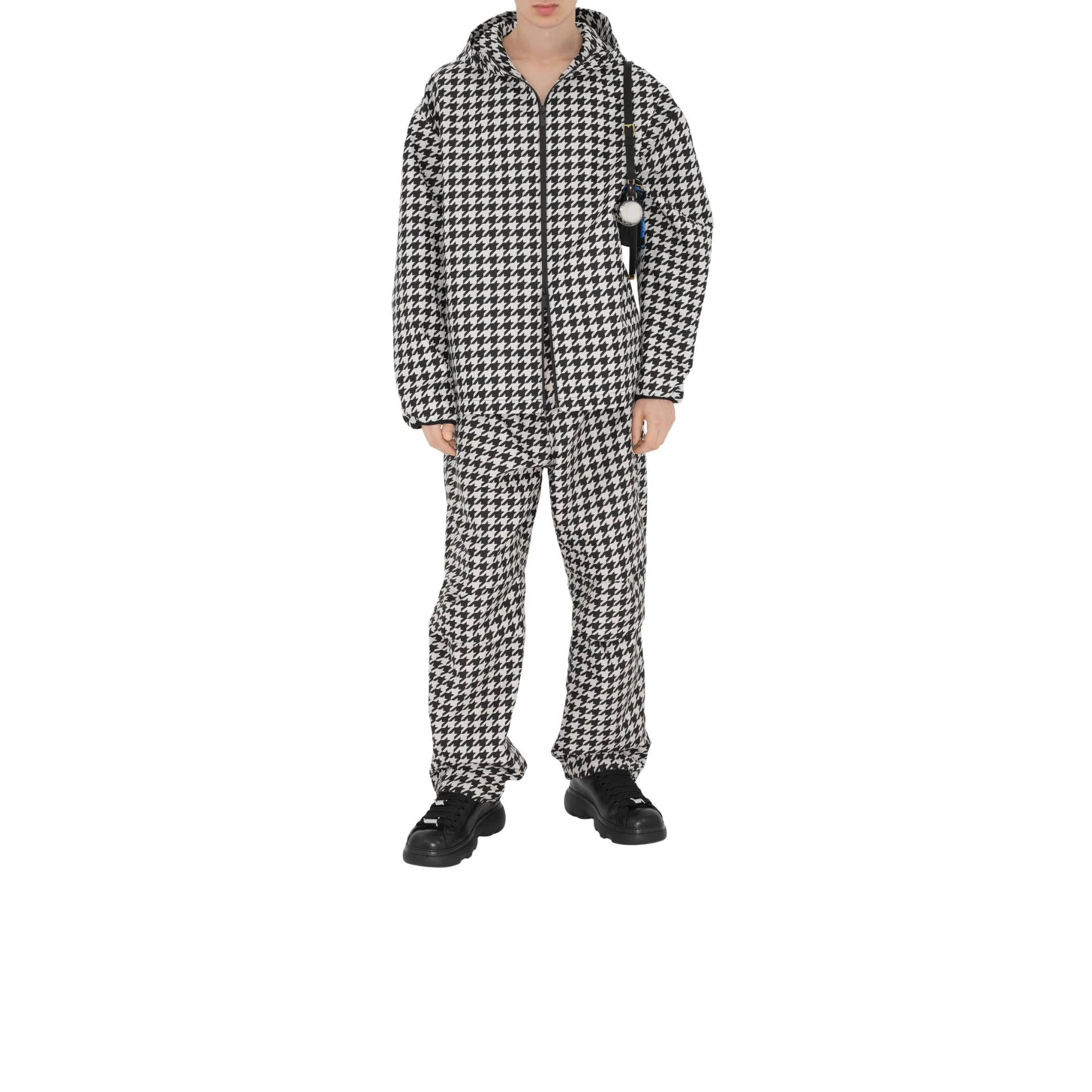 Houndstooth Jacket - Black IP Pattern - Image 2